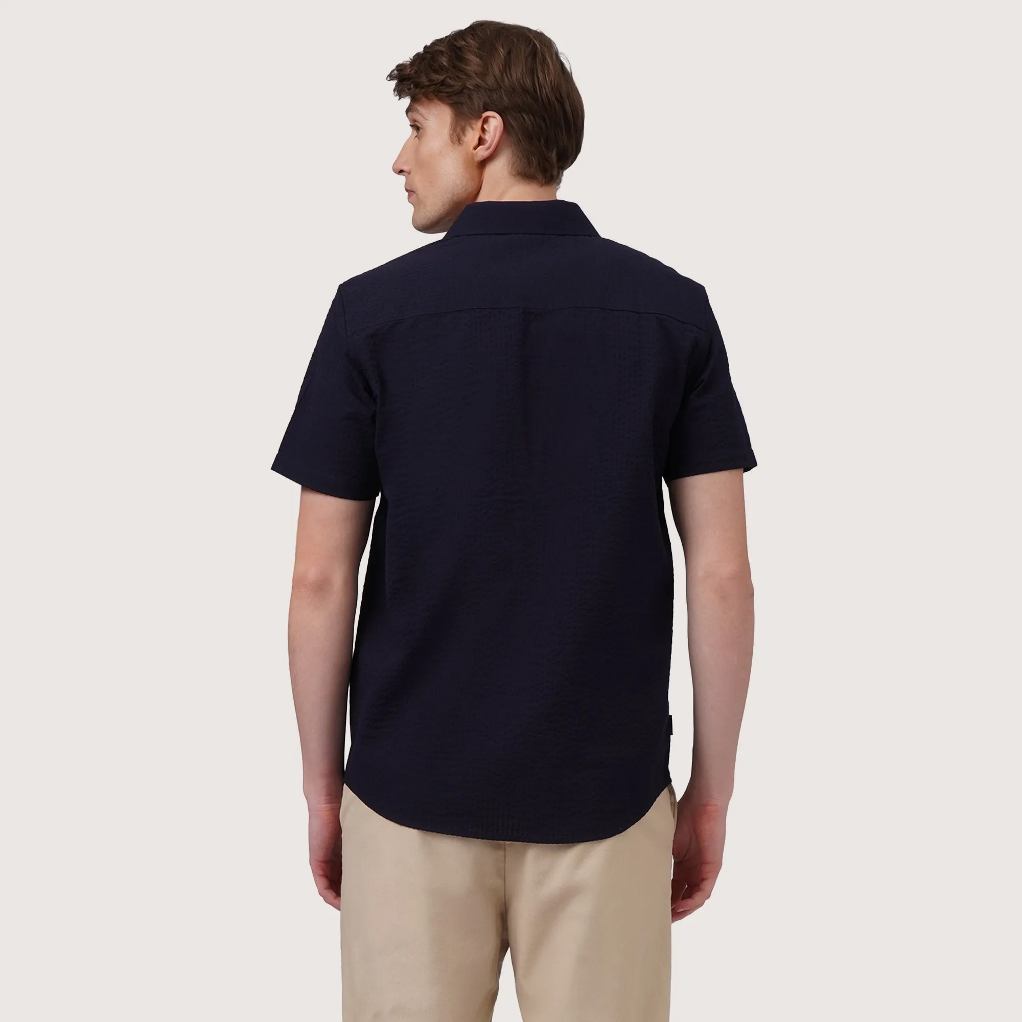 Regatta- Regular Fit Short Sleeves Shirt In Seersucker Fabric