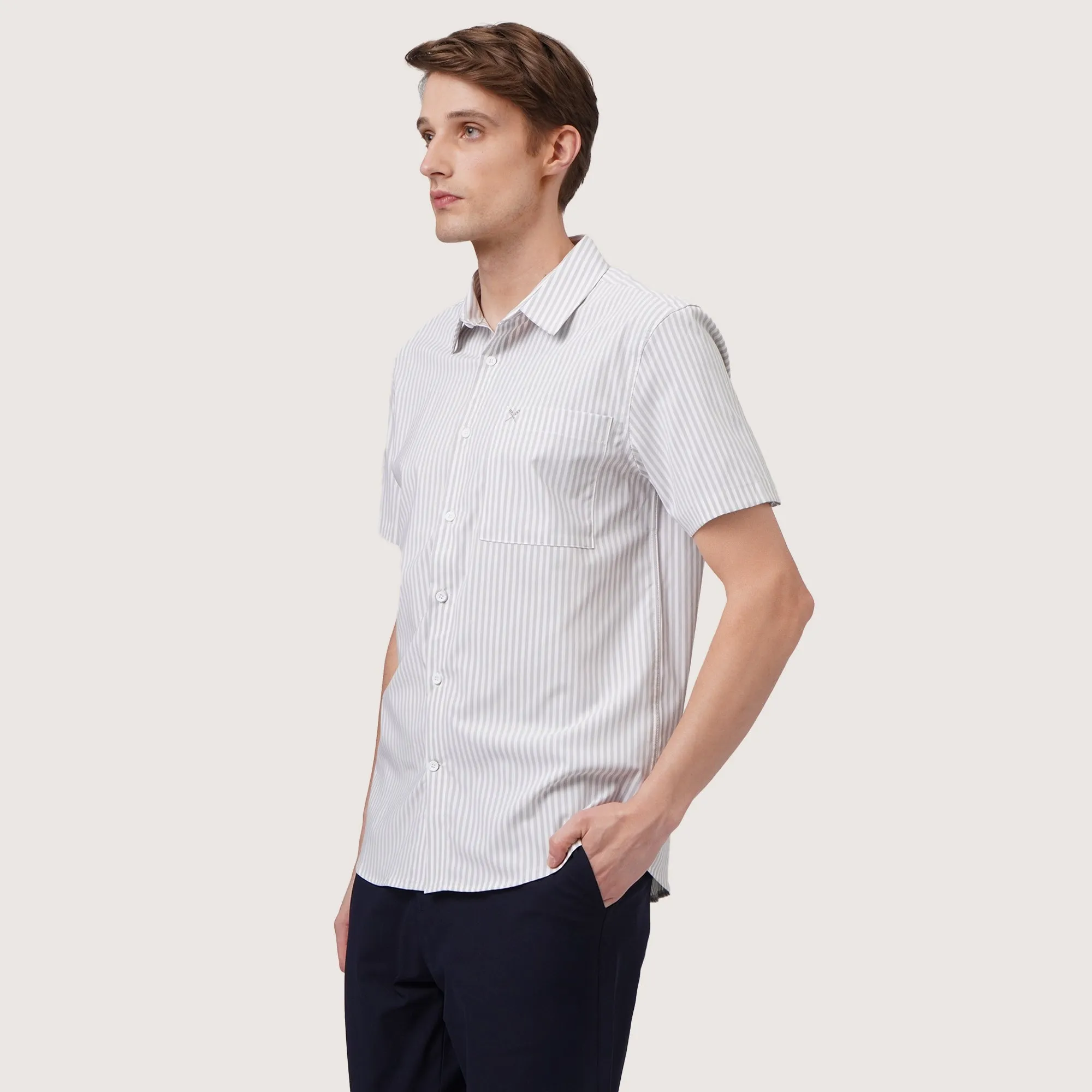 Regatta- Regular Fit Short Sleeves Striped Shirt