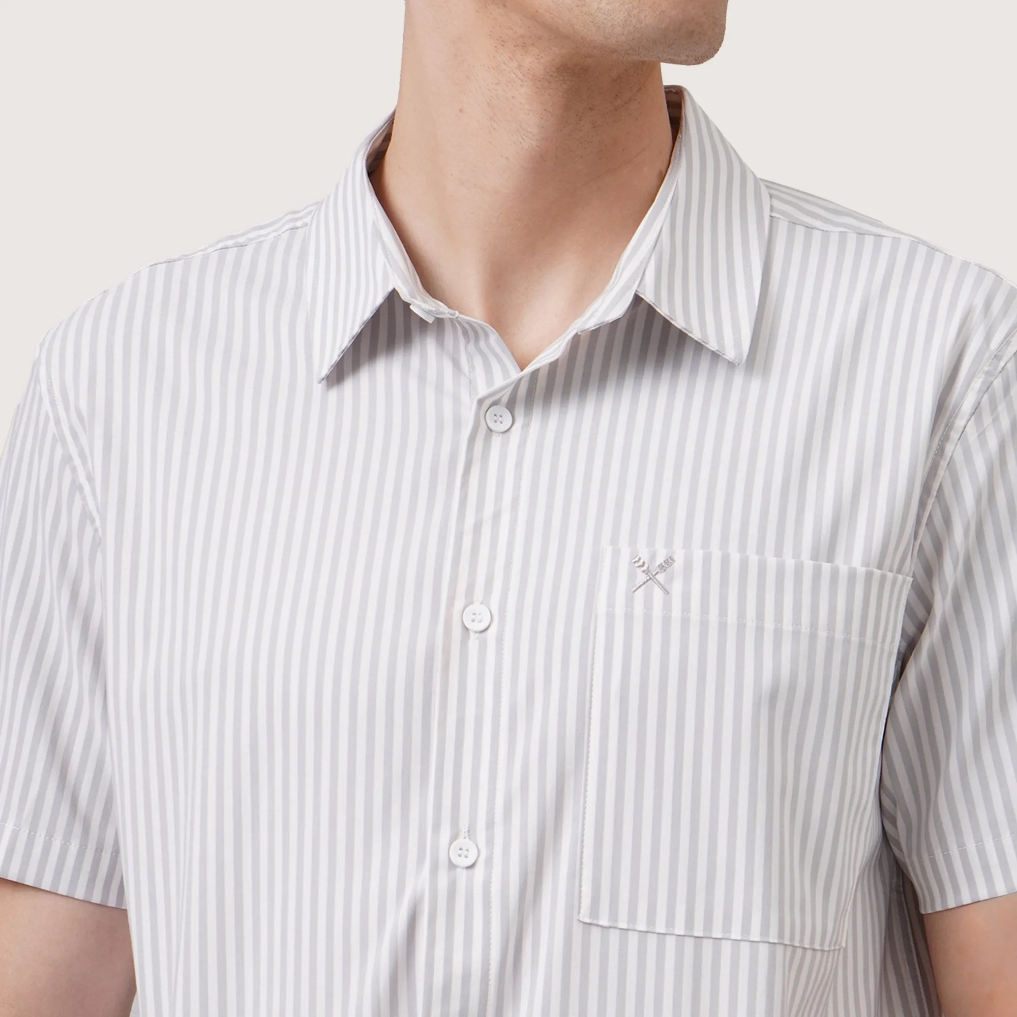 Regatta- Regular Fit Short Sleeves Striped Shirt