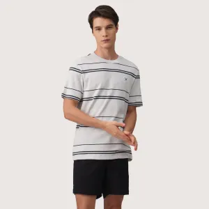 Regatta- Regular Fit Striped T-Shirt In Textured Knit
