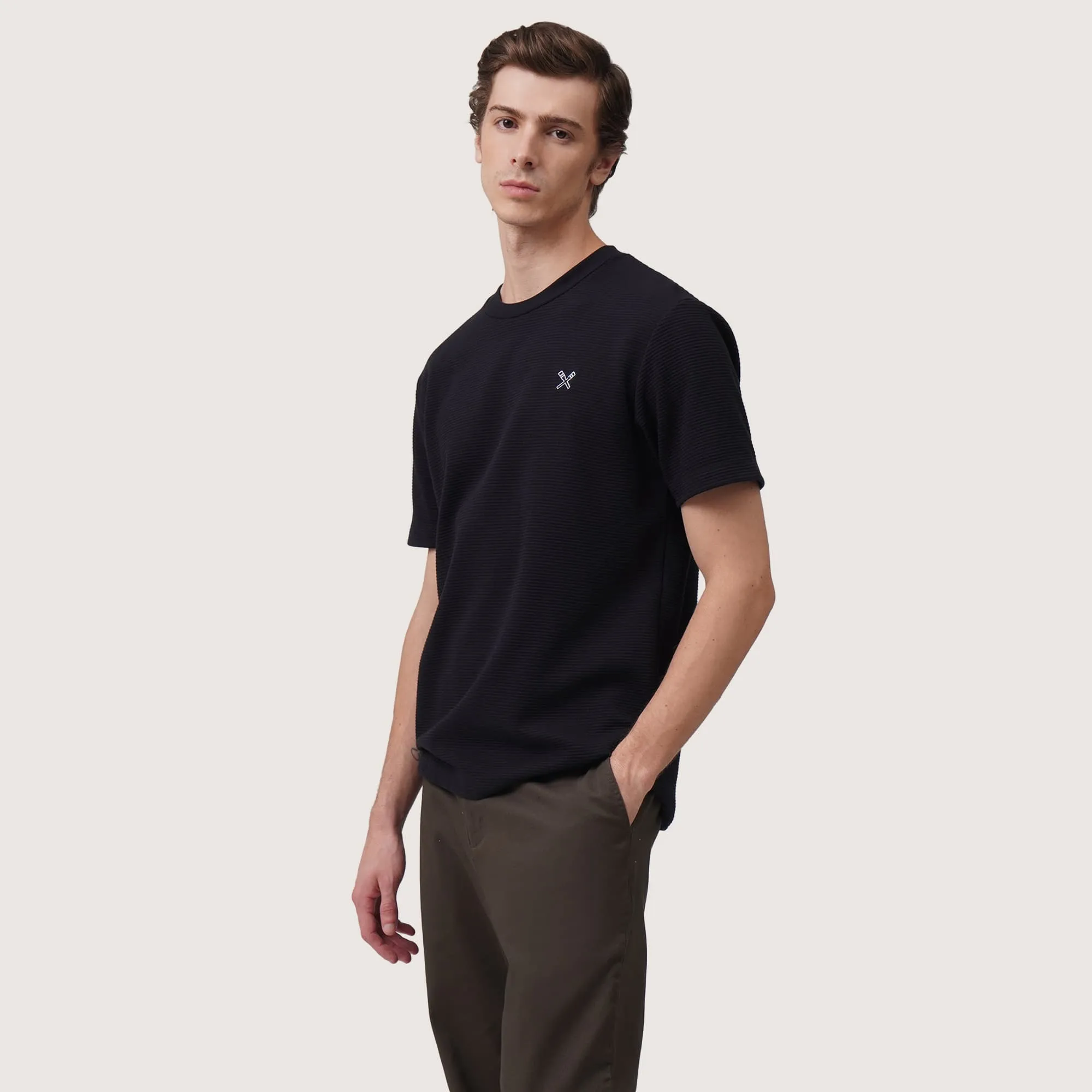 Regatta- Regular Fit T-Shirt In Textured Knit