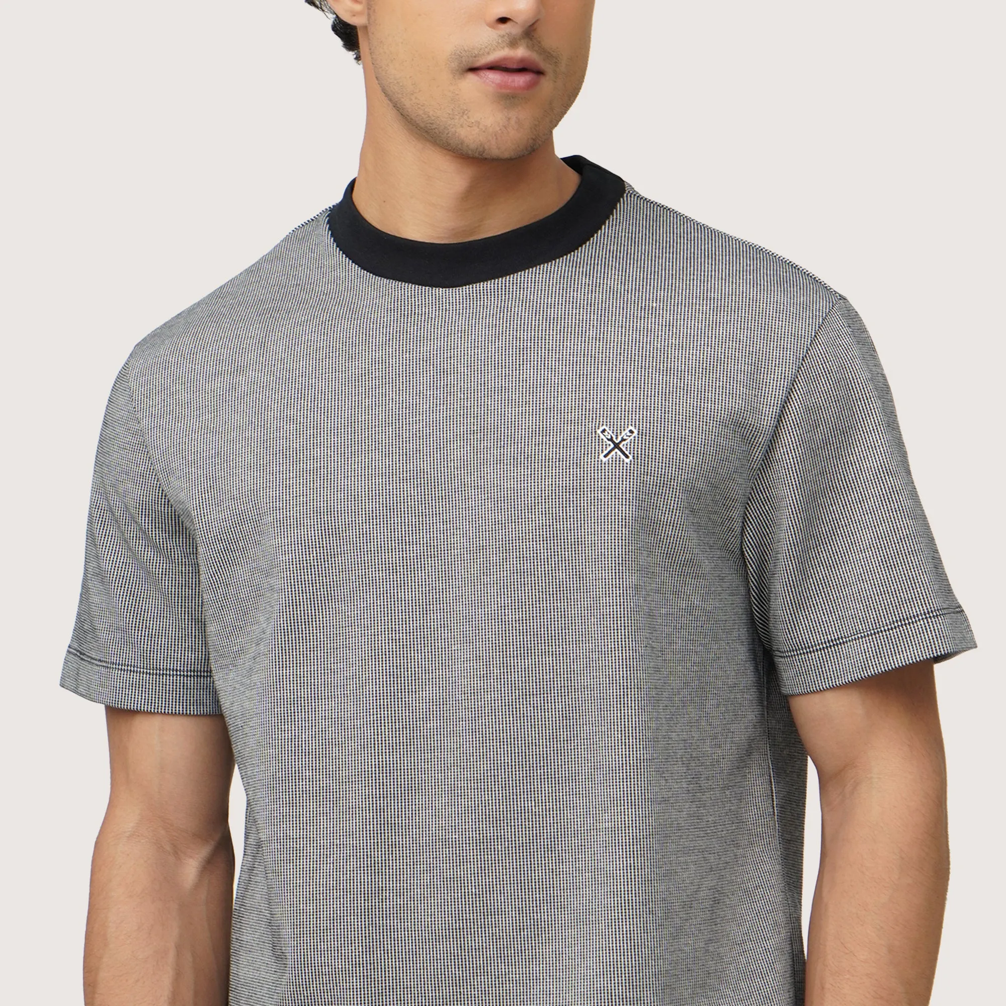 Regatta- Regular Fit T-Shirt In Two-Toned Pique