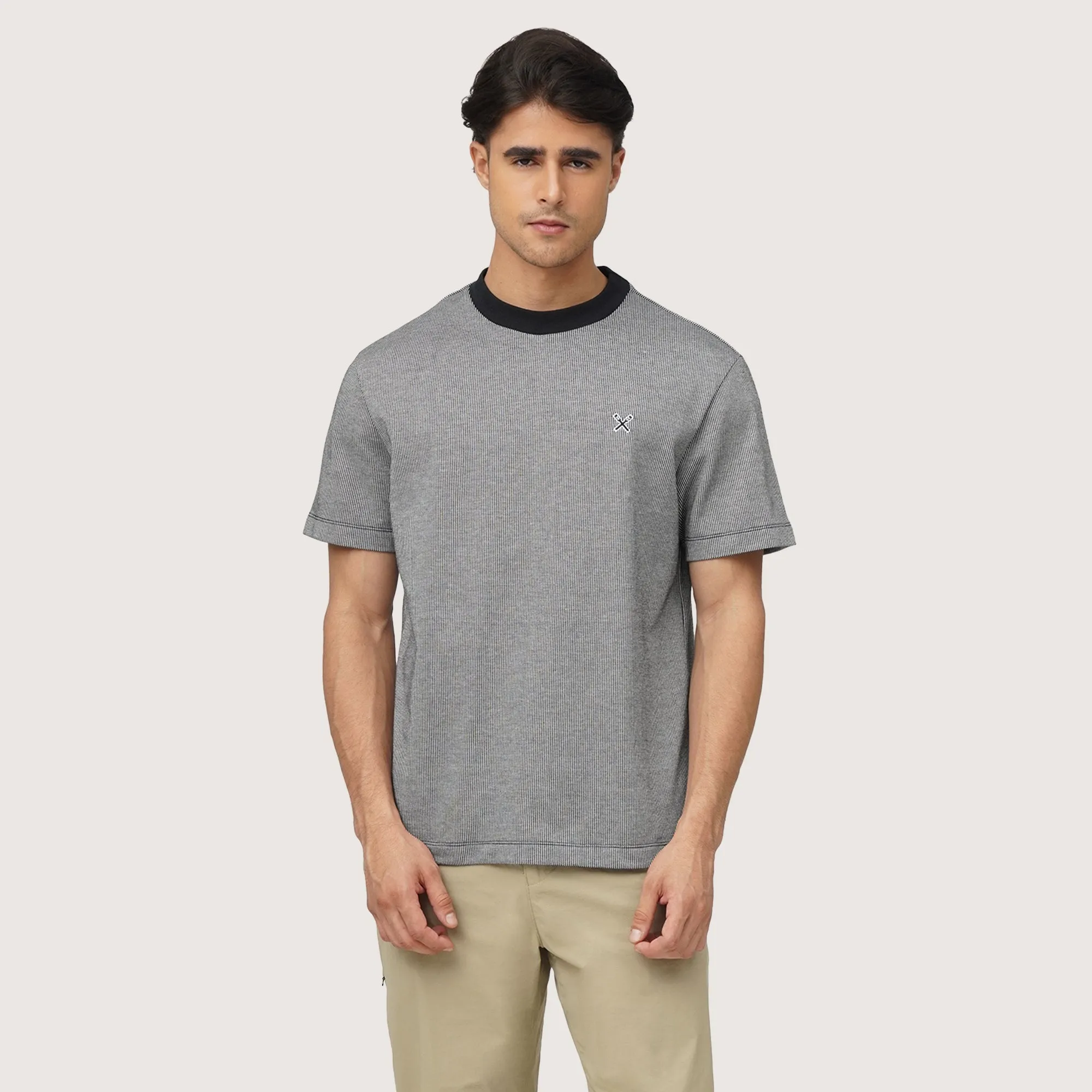 Regatta- Regular Fit T-Shirt In Two-Toned Pique