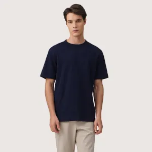 Regatta- Regular Fit T-Shirt With Binded Neck Rib In Melange Knit