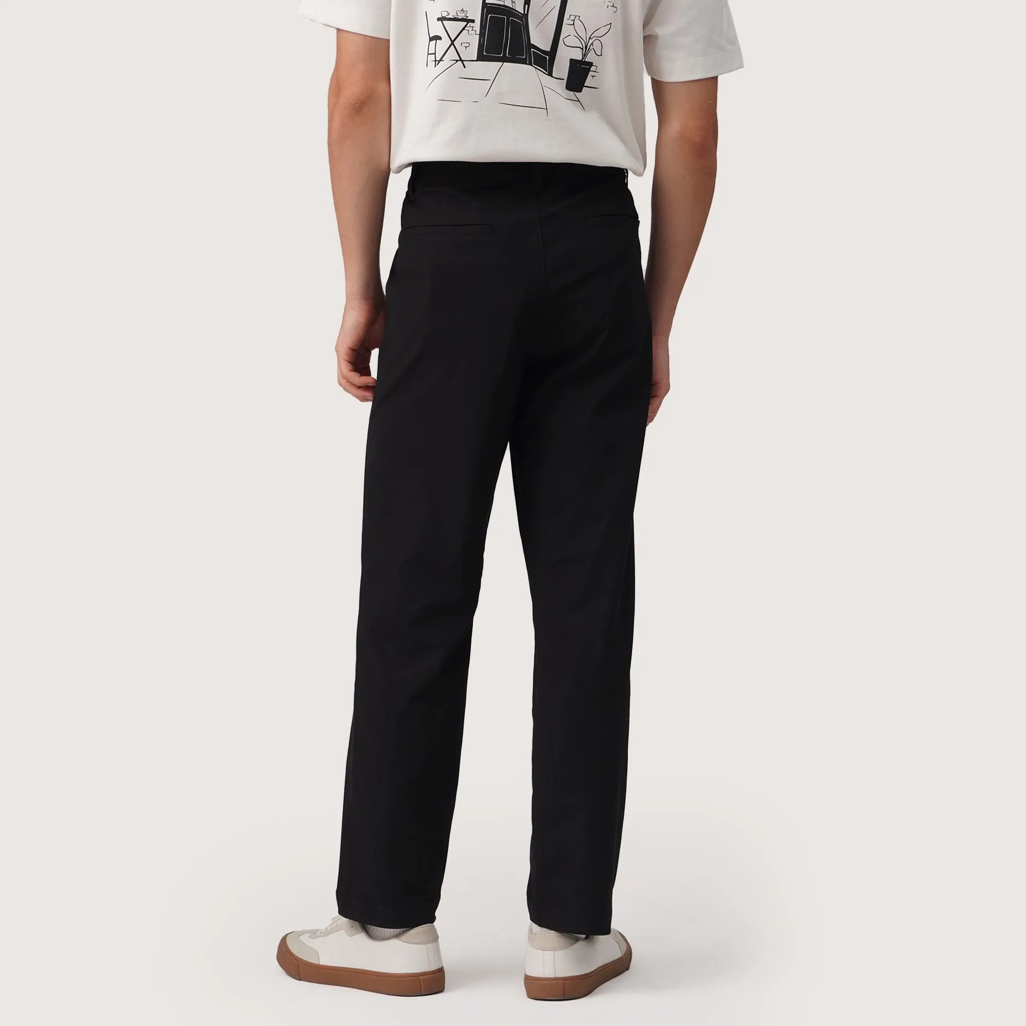 Regatta- Regular Fit Twill Trousers With Straight Pockets