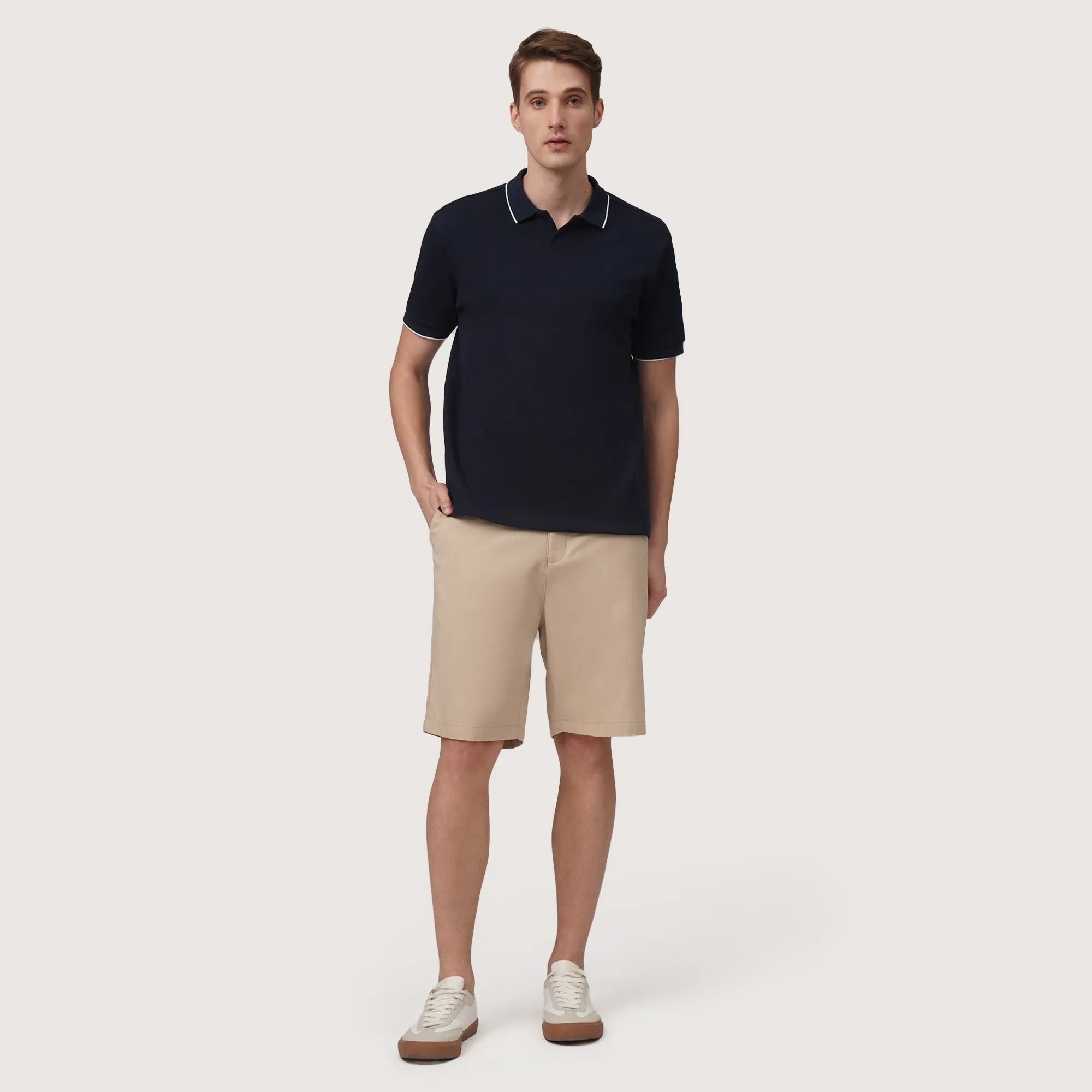 Regatta- Regular Fit V- Placket Polo Shirt With Tipping