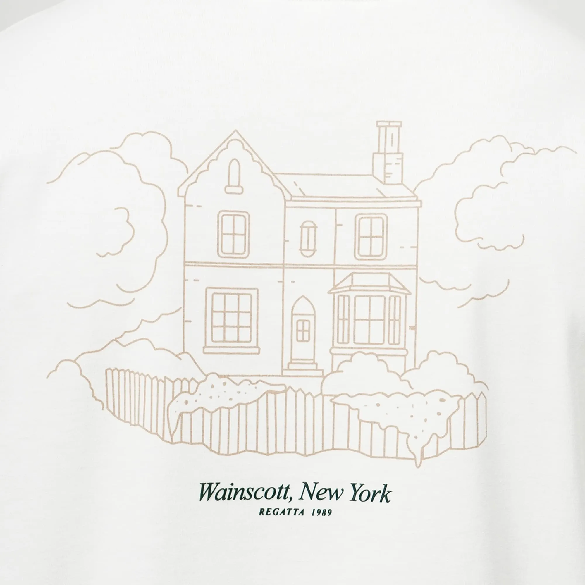 Regatta- Relaxed Fit Round Neck T-Shirt In Heavy Jersey With Back Print