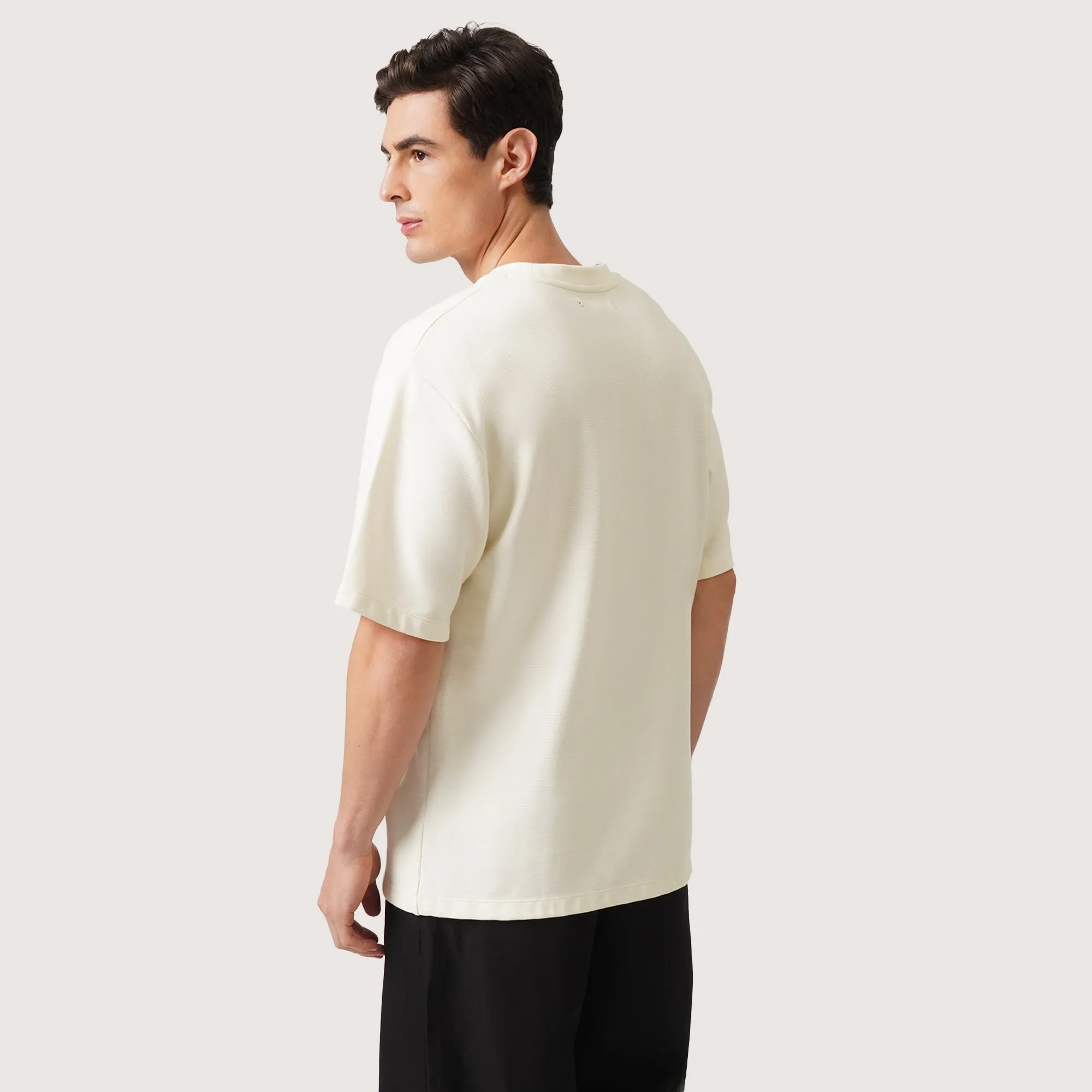 Regatta- Relaxed Fit Round Neck T-Shirt In Pique With Burger Embroidery