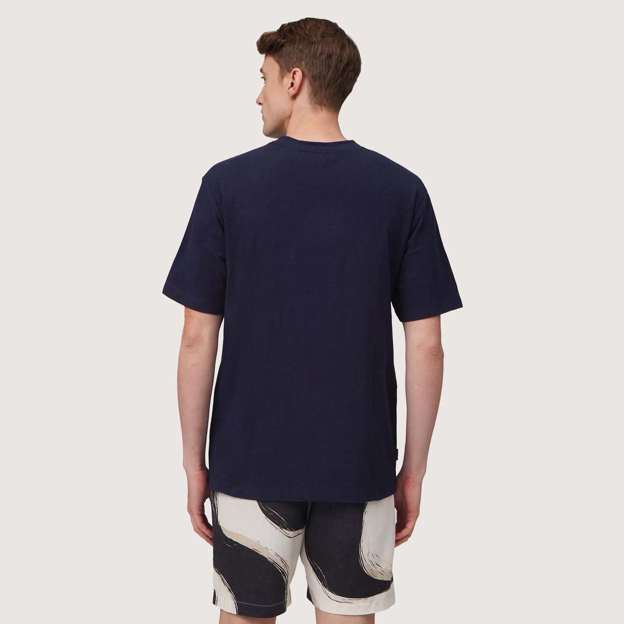 Regatta- Relaxed Fit Round Neck T-Shirt In Textured Fabric