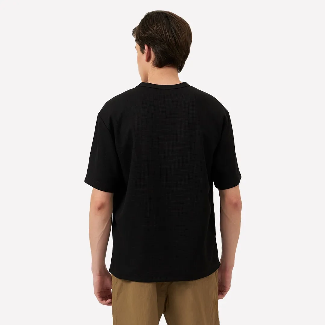 Regatta- Relaxed Fit Round Neck T-Shirt In Waffle Fabric