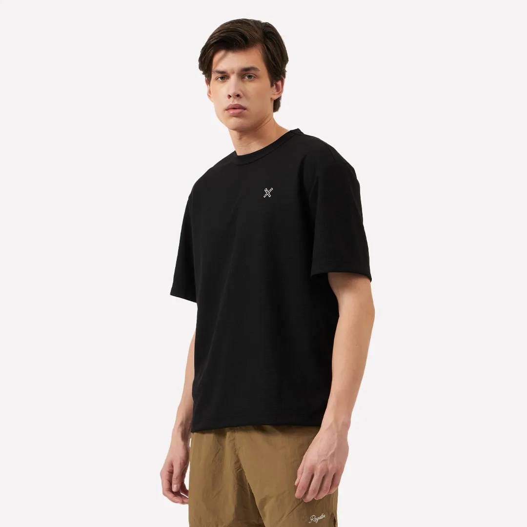 Regatta- Relaxed Fit Round Neck T-Shirt In Waffle Fabric