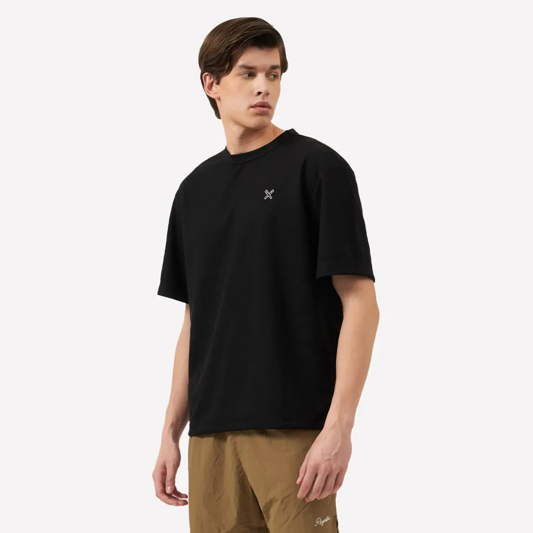 Regatta- Relaxed Fit Round Neck T-Shirt In Waffle Fabric