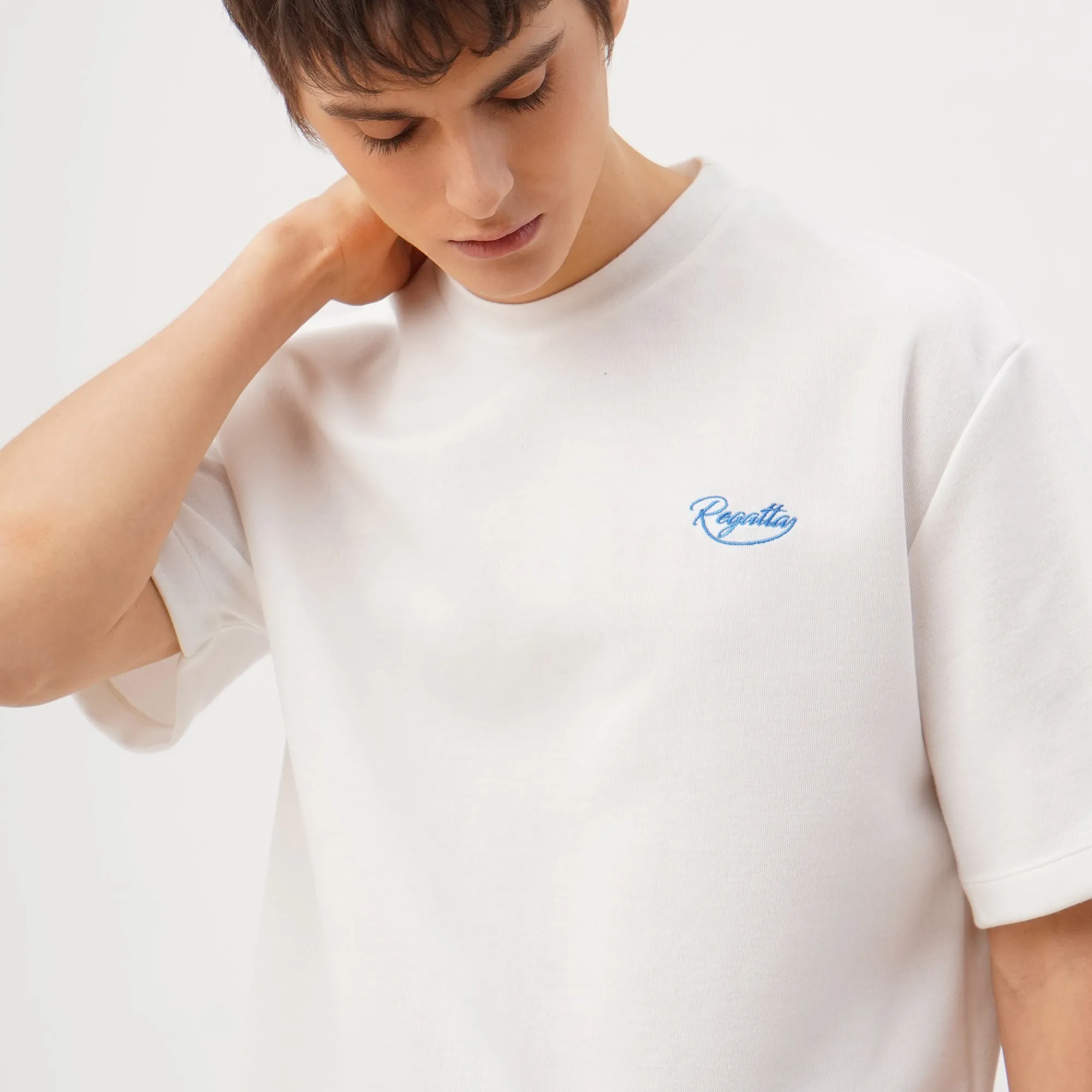 Regatta- Relaxed Fit Round Neck T-Shirt With Chest Embroidery