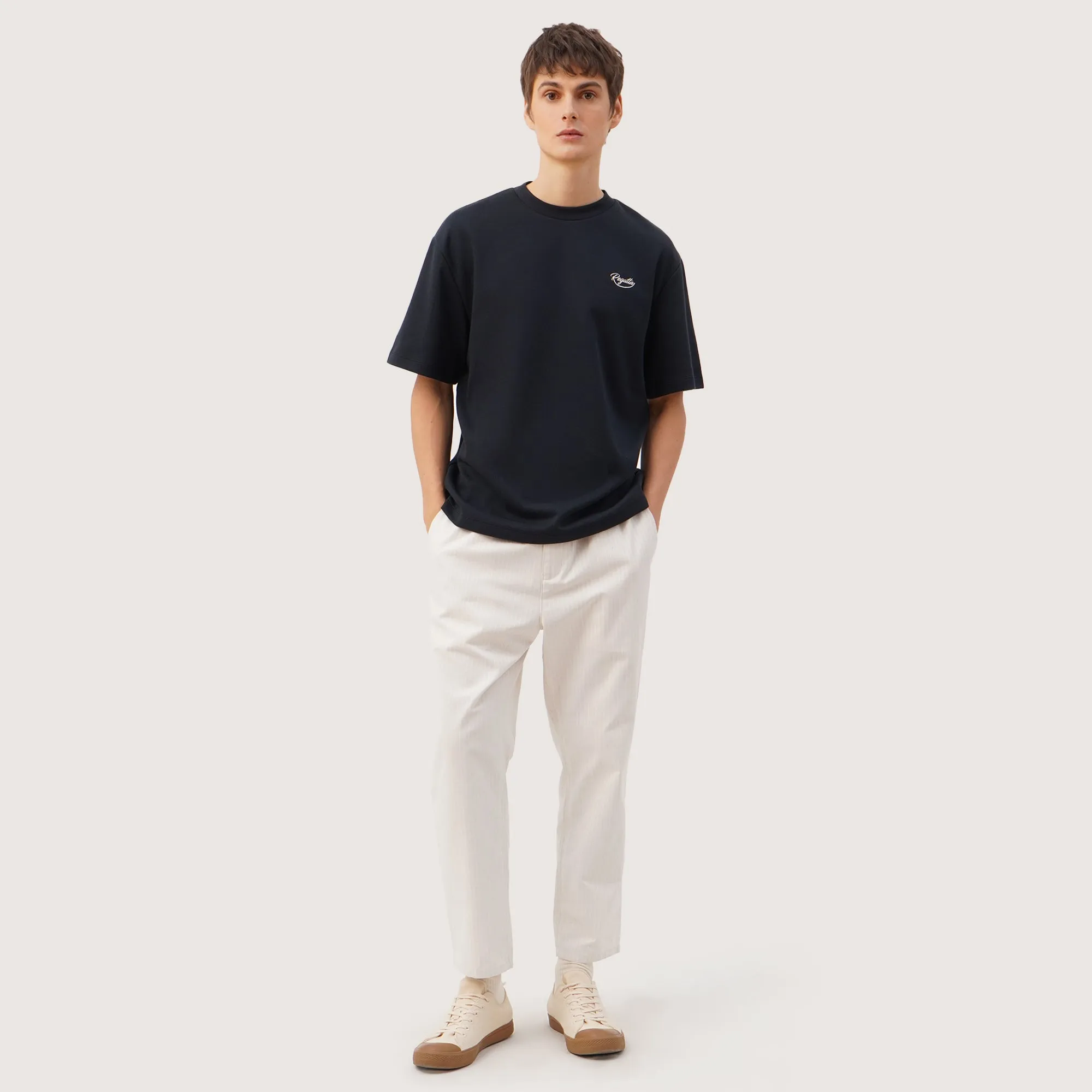Regatta- Relaxed Fit Round Neck T-Shirt With Chest Embroidery