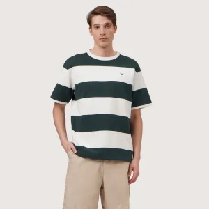 Regatta- Relaxed Fit Stripes T-Shirt In Textured Fabric