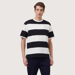 Regatta- Relaxed Fit Stripes T-Shirt In Textured Fabric