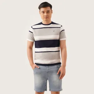 Regatta- Round Neck T-Shirt In Stripes