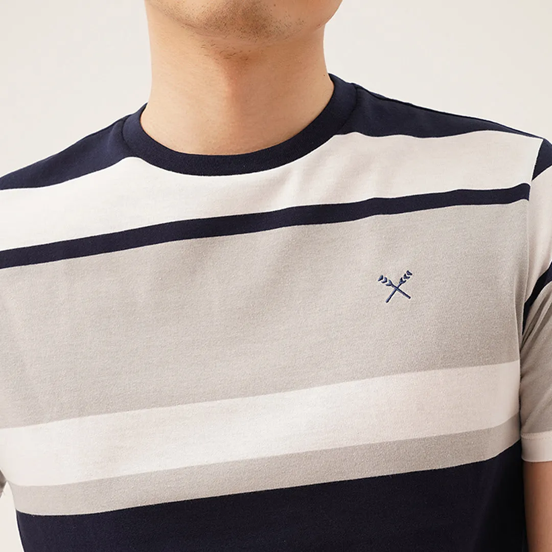 Regatta- Round Neck T-Shirt In Stripes