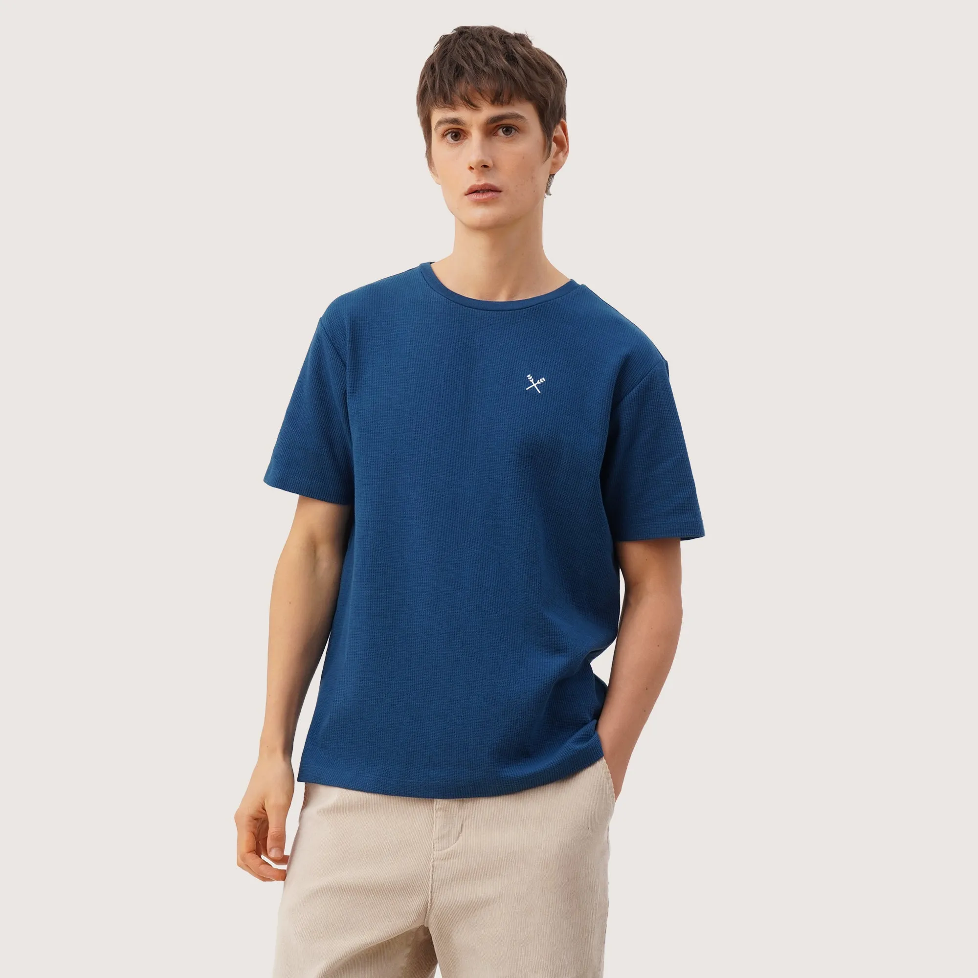 Regatta- Round Neck T-Shirt In Textured Fabric