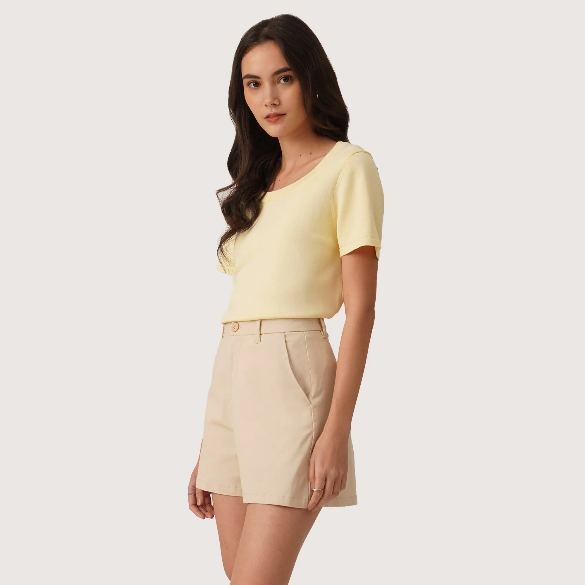 Regatta- Scoop Neck Knit Top
