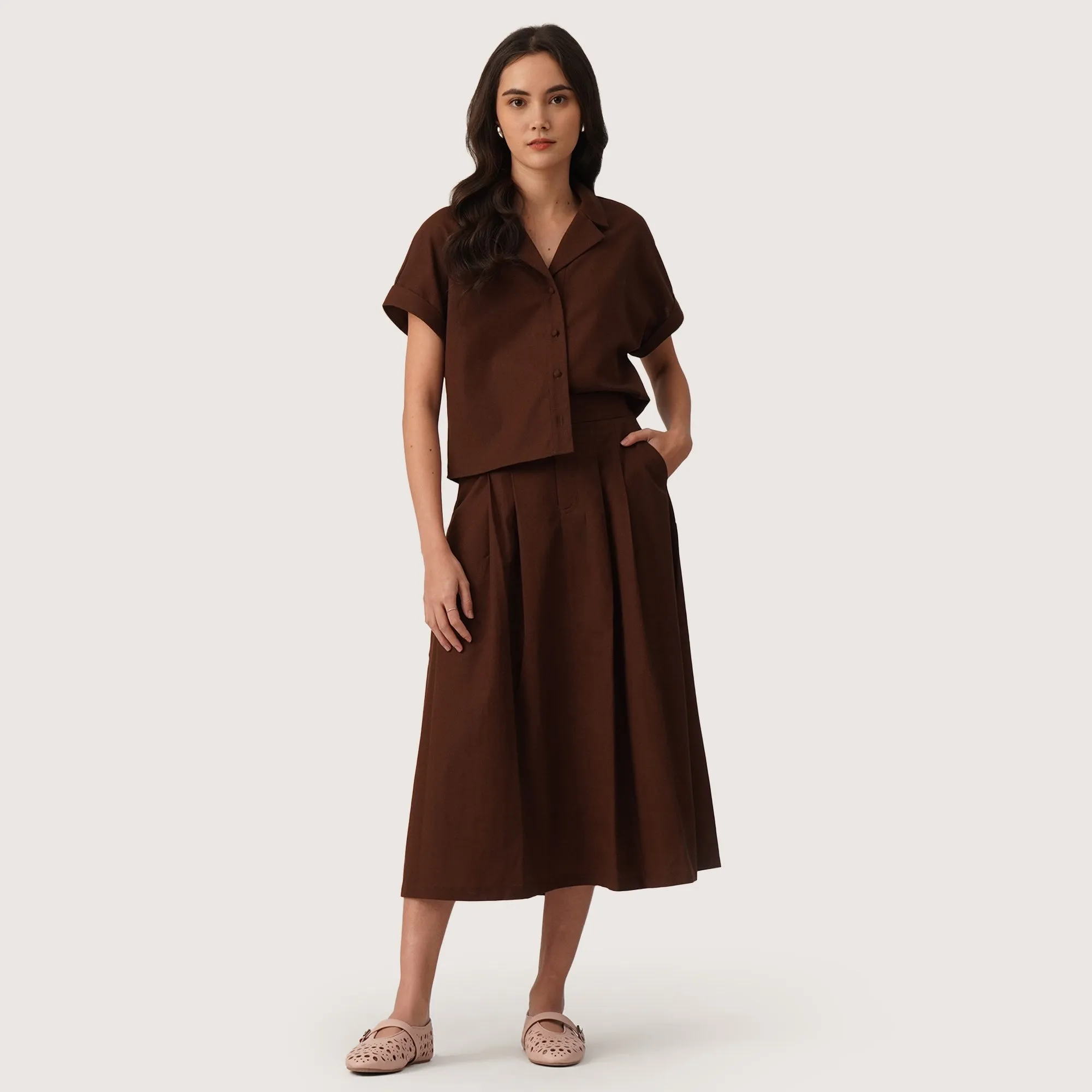 Regatta- Short Sleeve Linen Shirt With Pockets