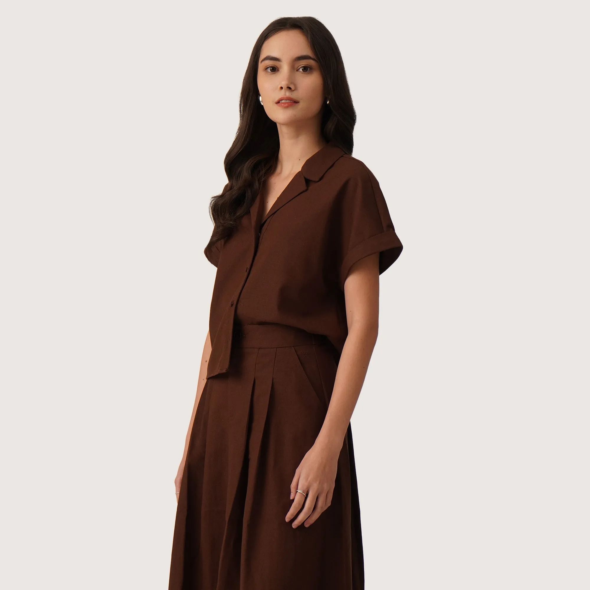 Regatta- Short Sleeve Linen Shirt With Pockets