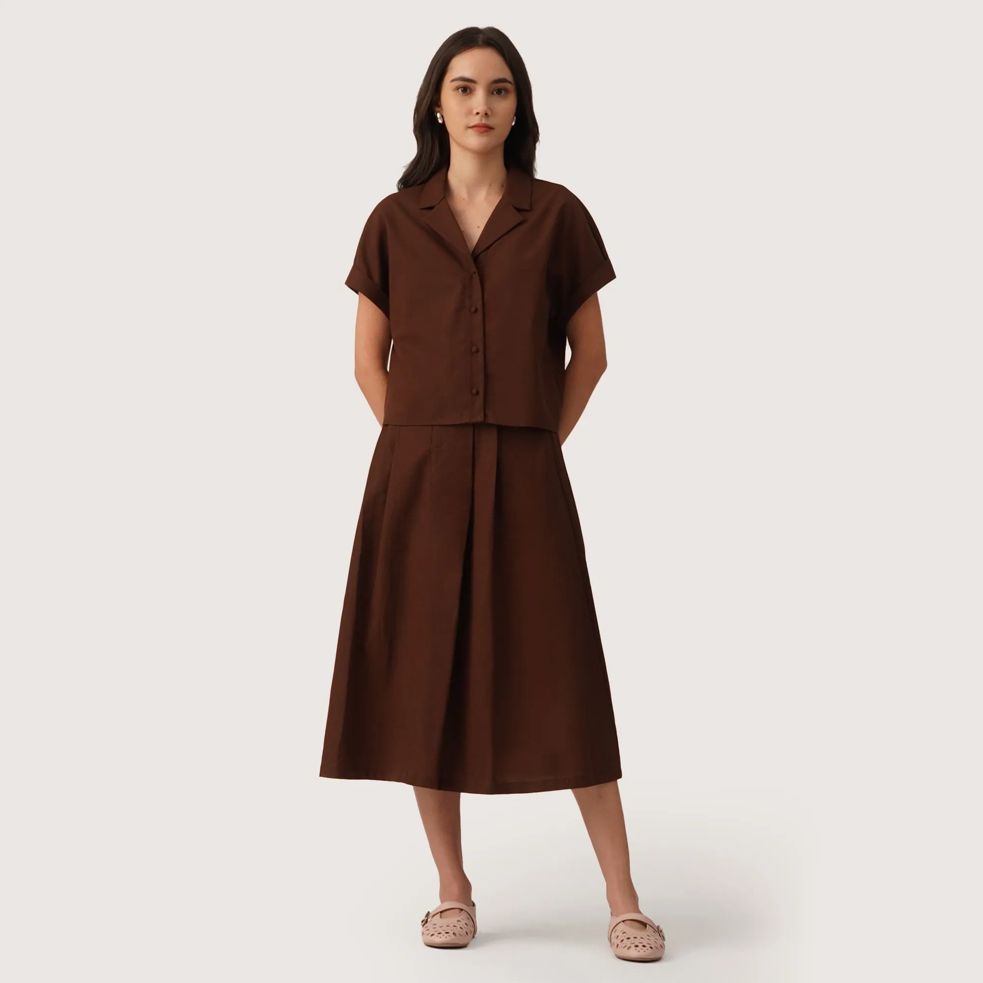 Regatta- Short Sleeve Linen Shirt With Pockets
