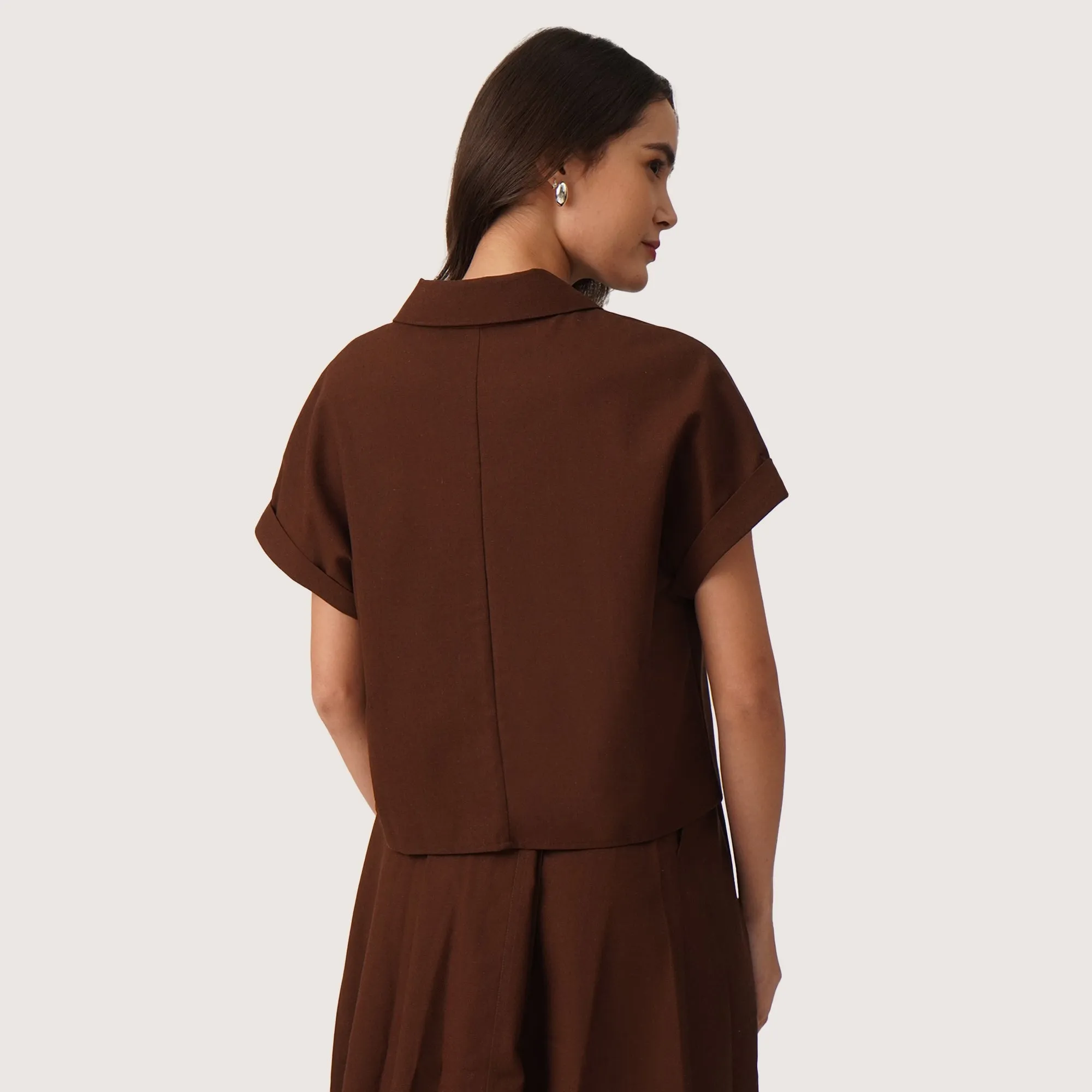 Regatta- Short Sleeve Linen Shirt With Pockets