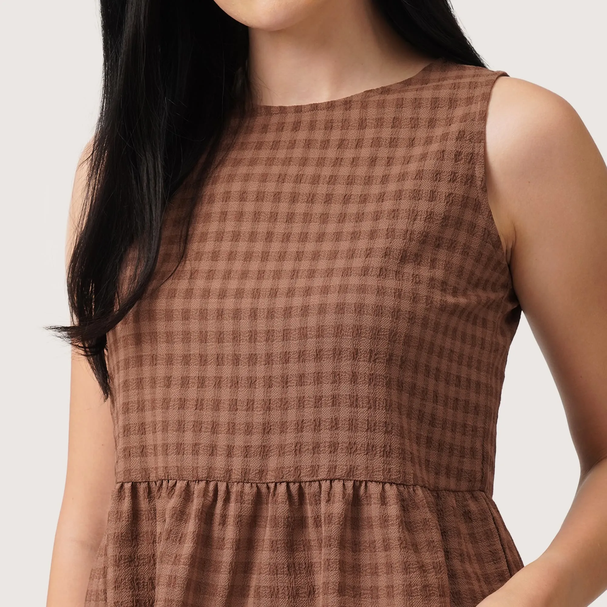 Regatta- Sleeveless Peplum Top