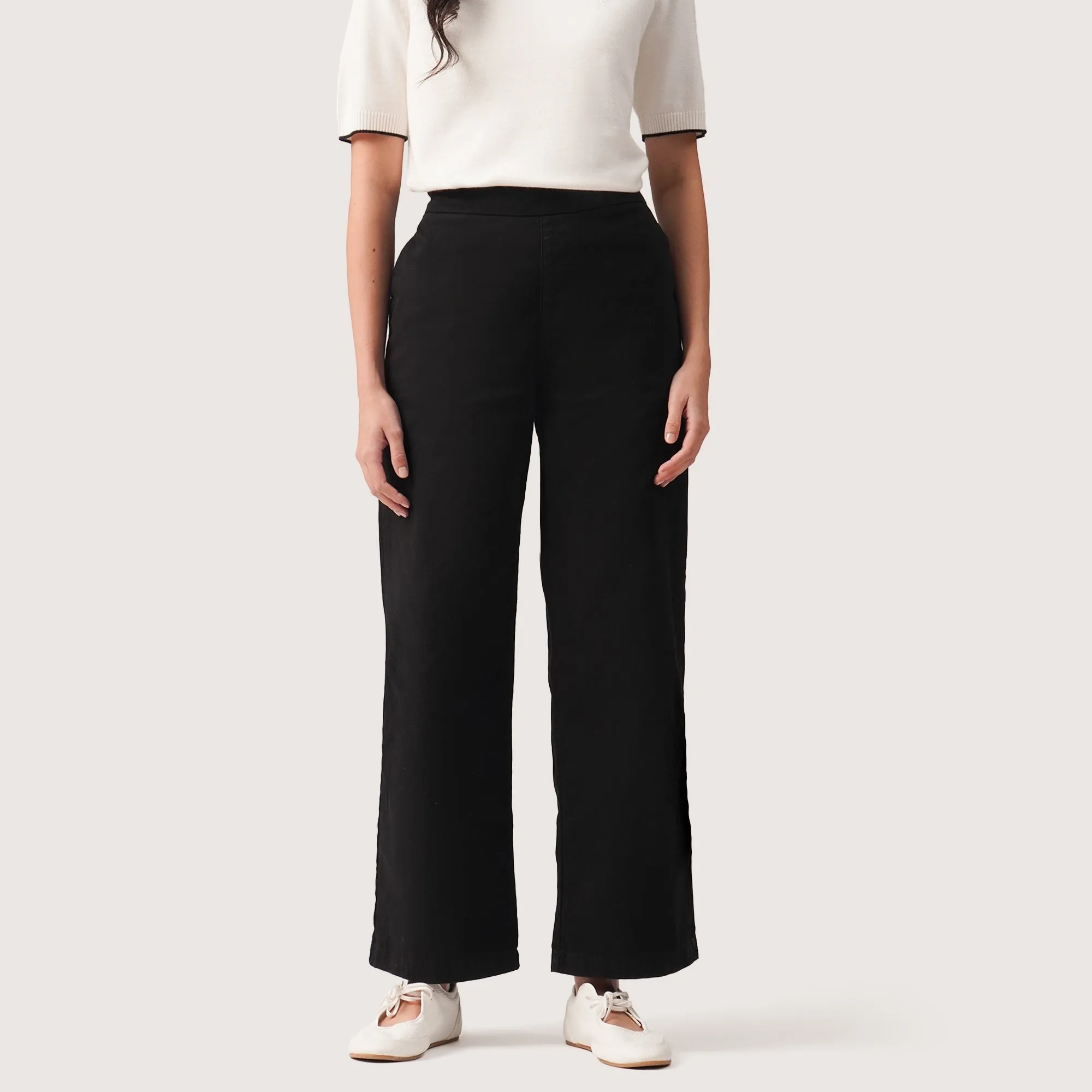 Regatta- Straight Cut Trousers With Gartered Back