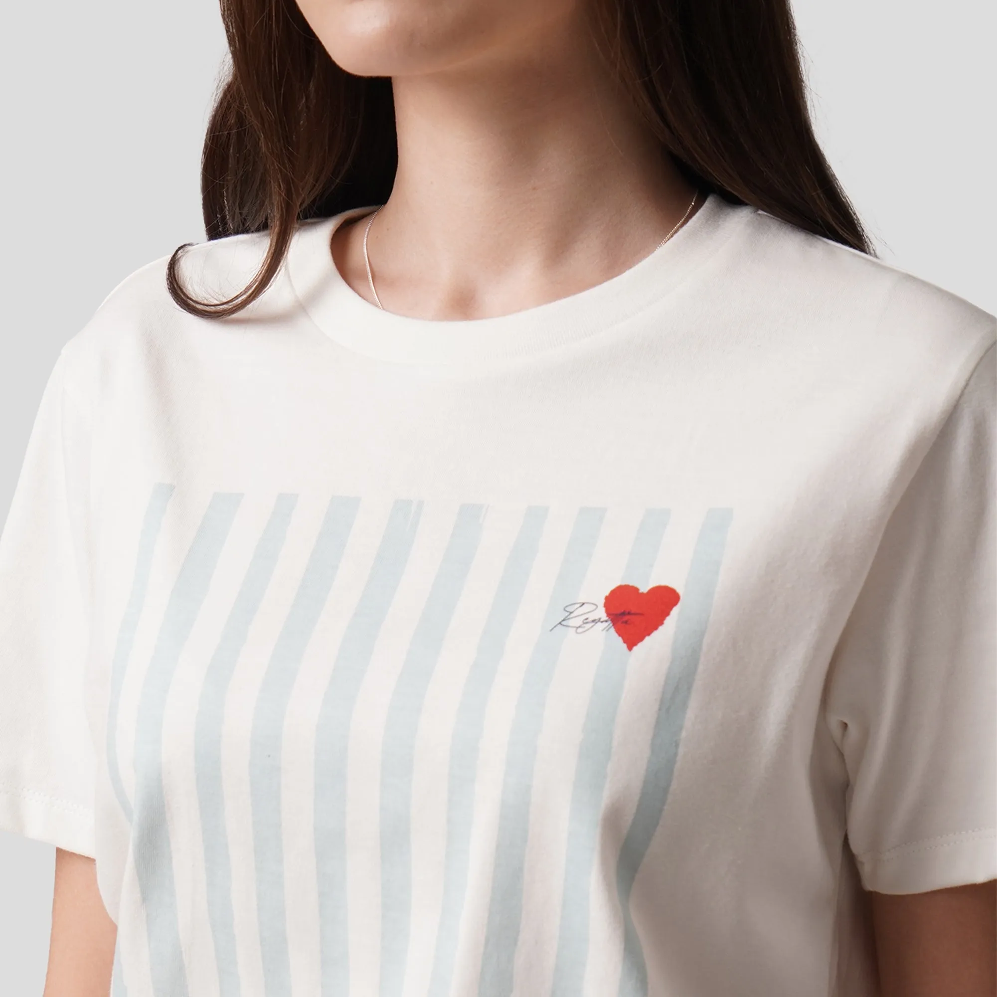 Regatta- Stripe And Heart Graphic T-Shirt