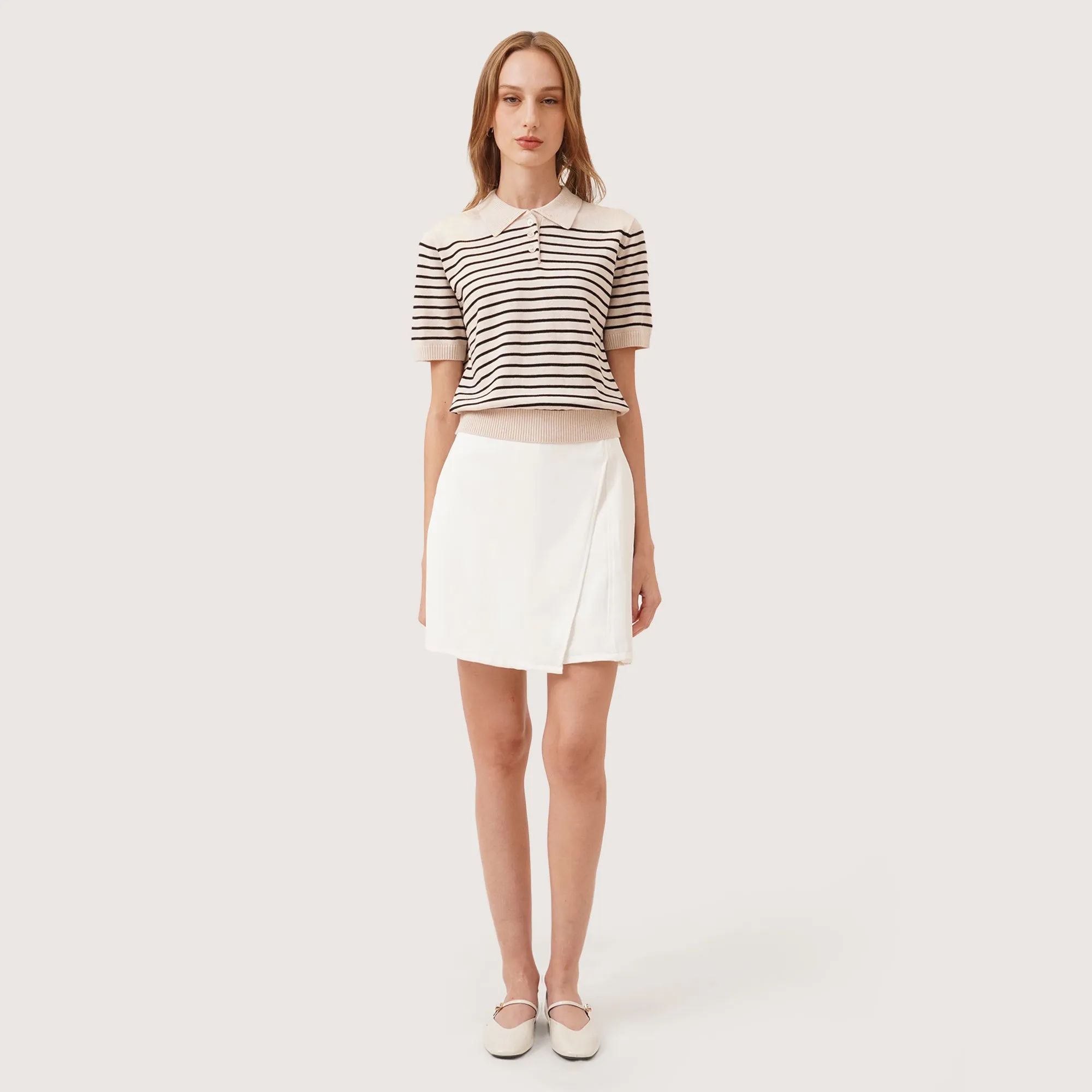 Regatta- Striped Knit Polo