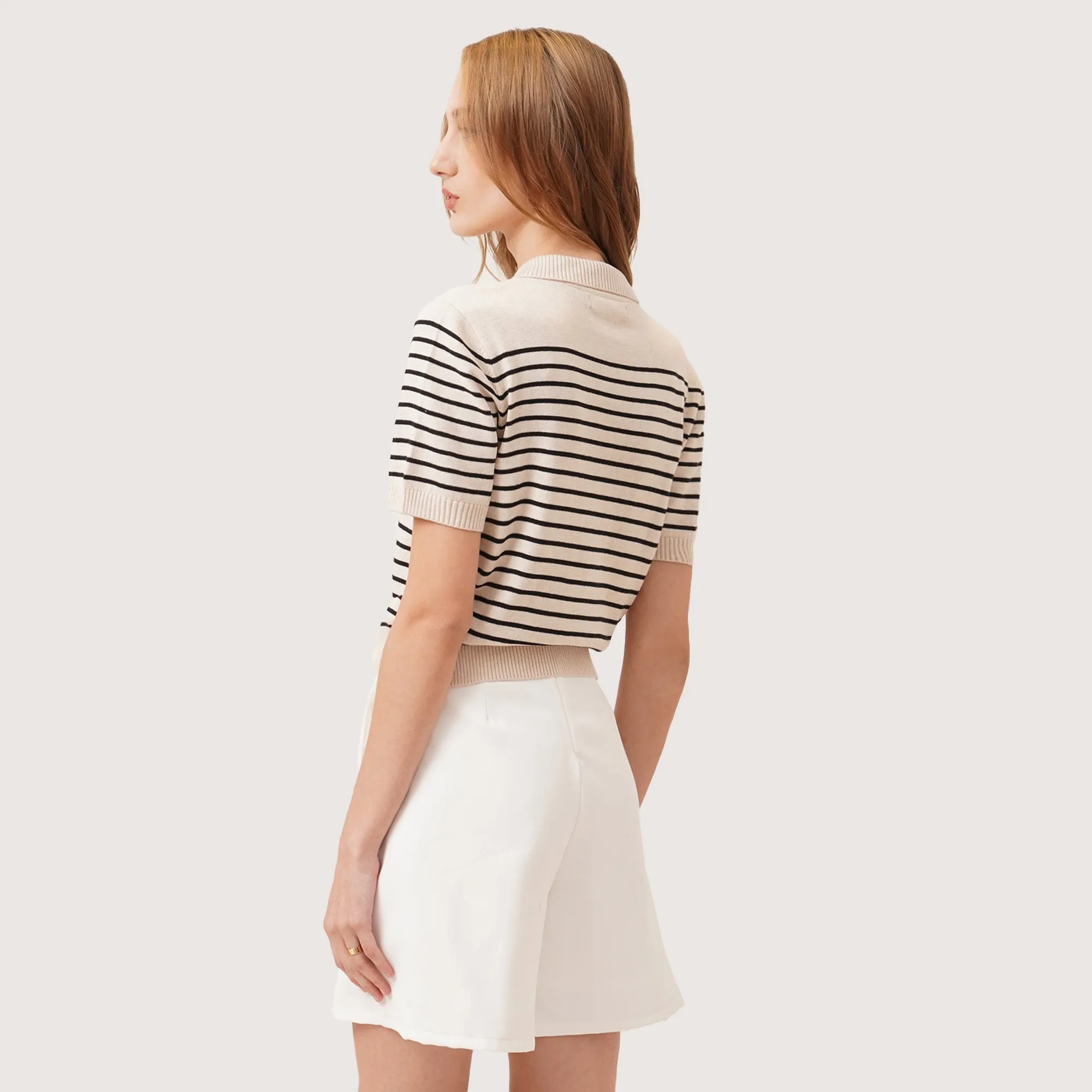 Regatta- Striped Knit Polo