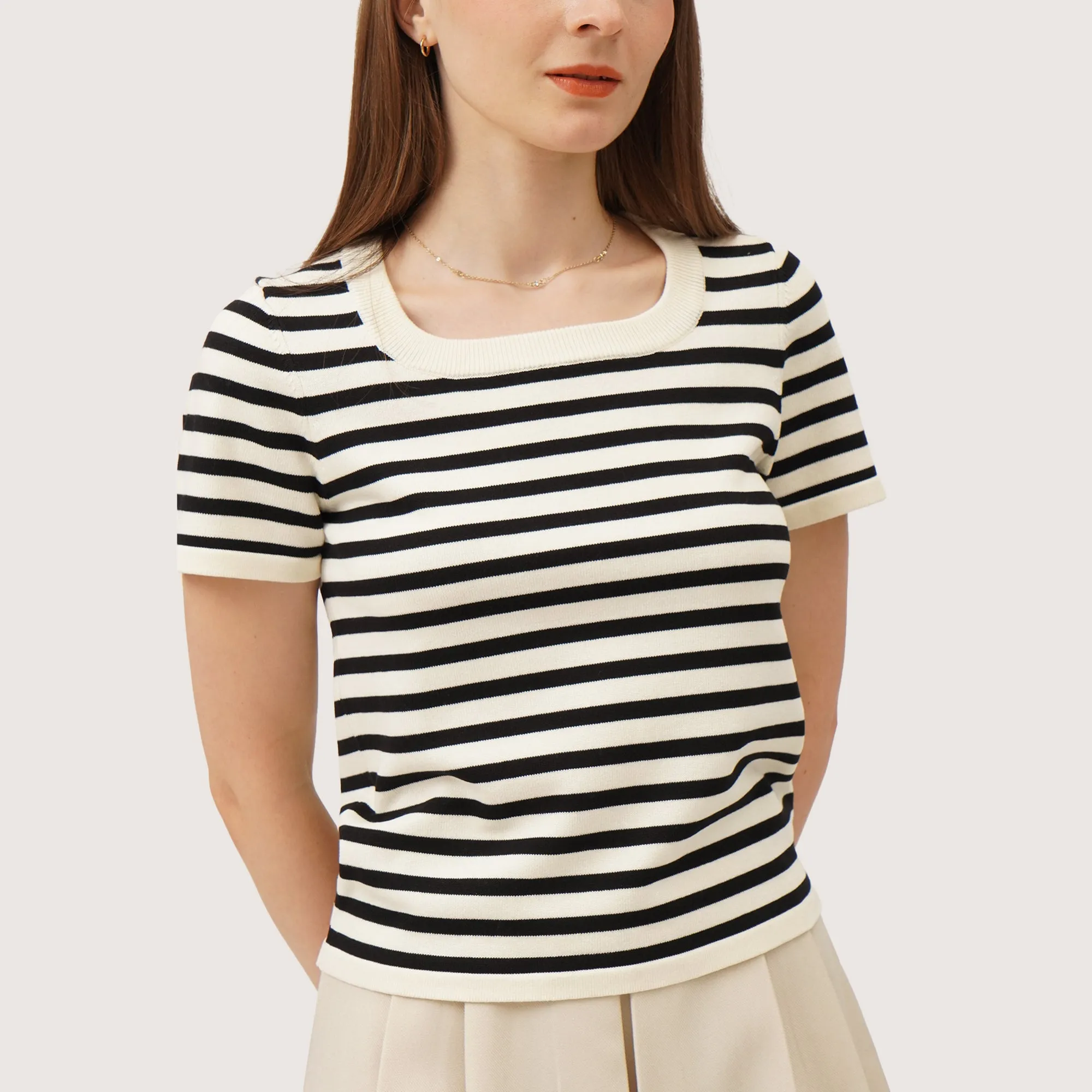 Regatta- Striped Knit T-Shirt