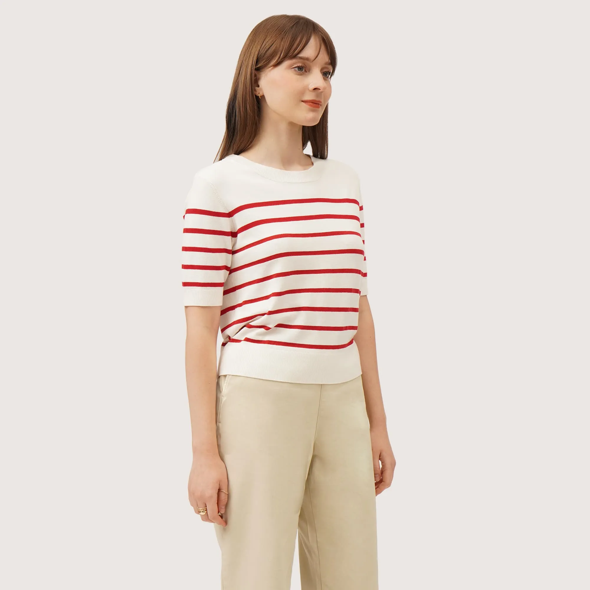 Regatta- Striped Knit Top