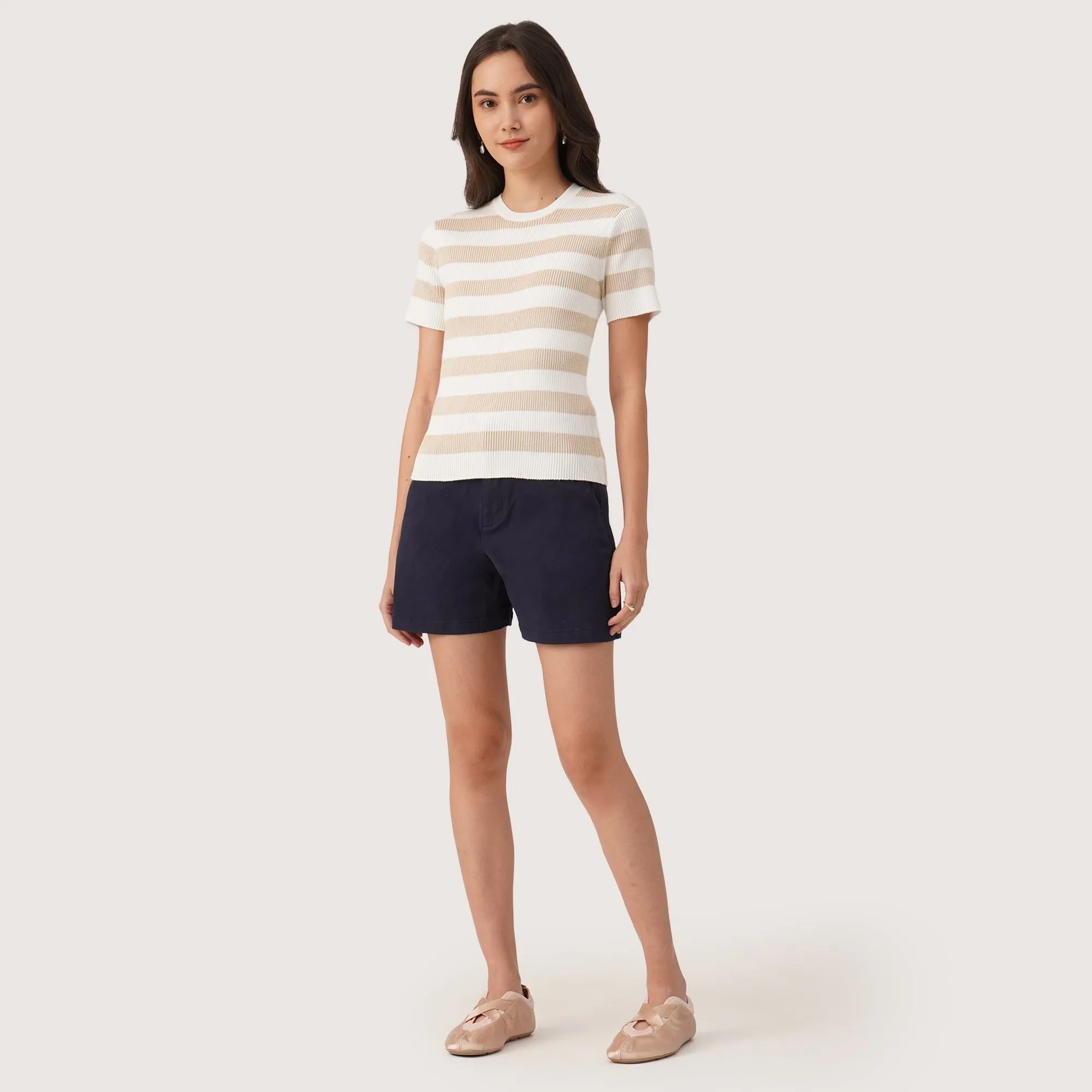 Regatta- Striped Knit Top