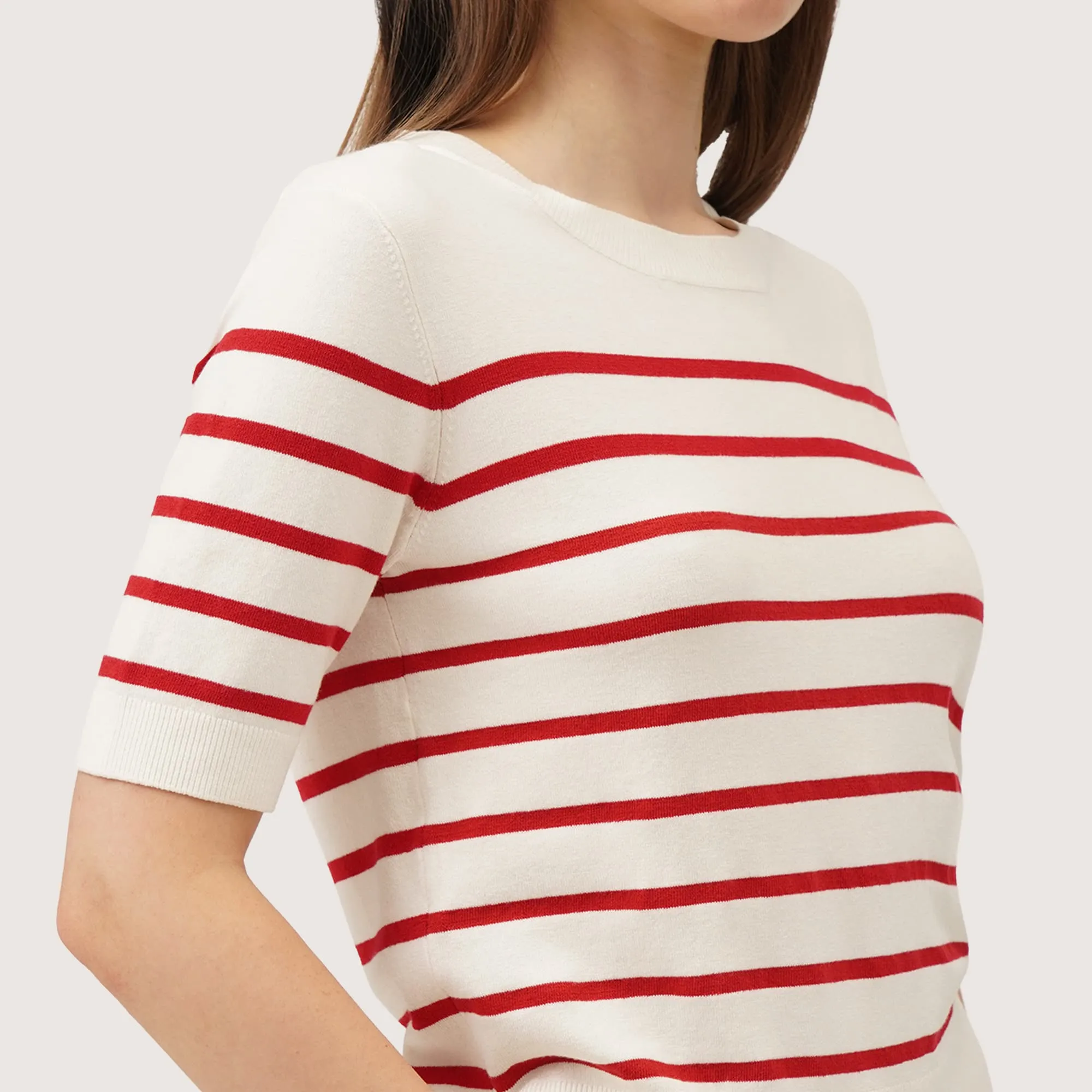 Regatta- Striped Knit Top
