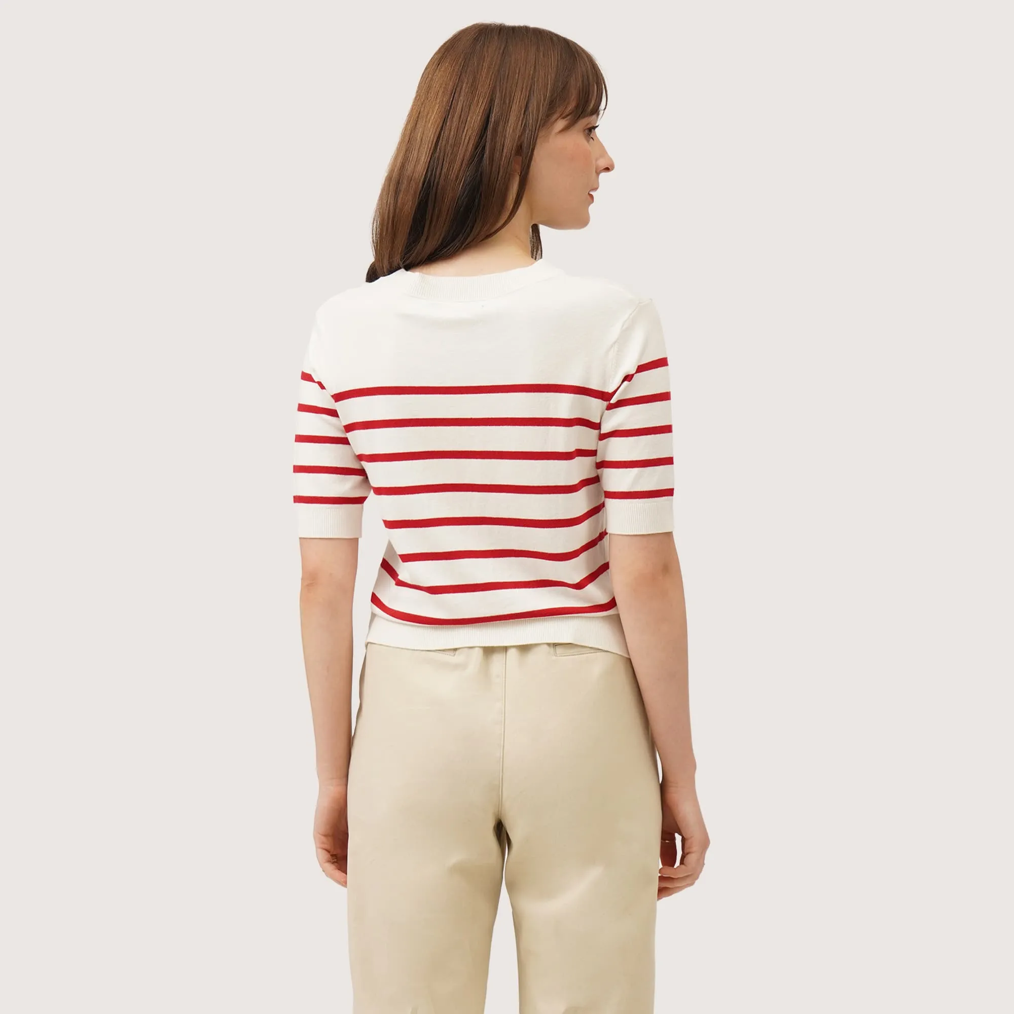 Regatta- Striped Knit Top