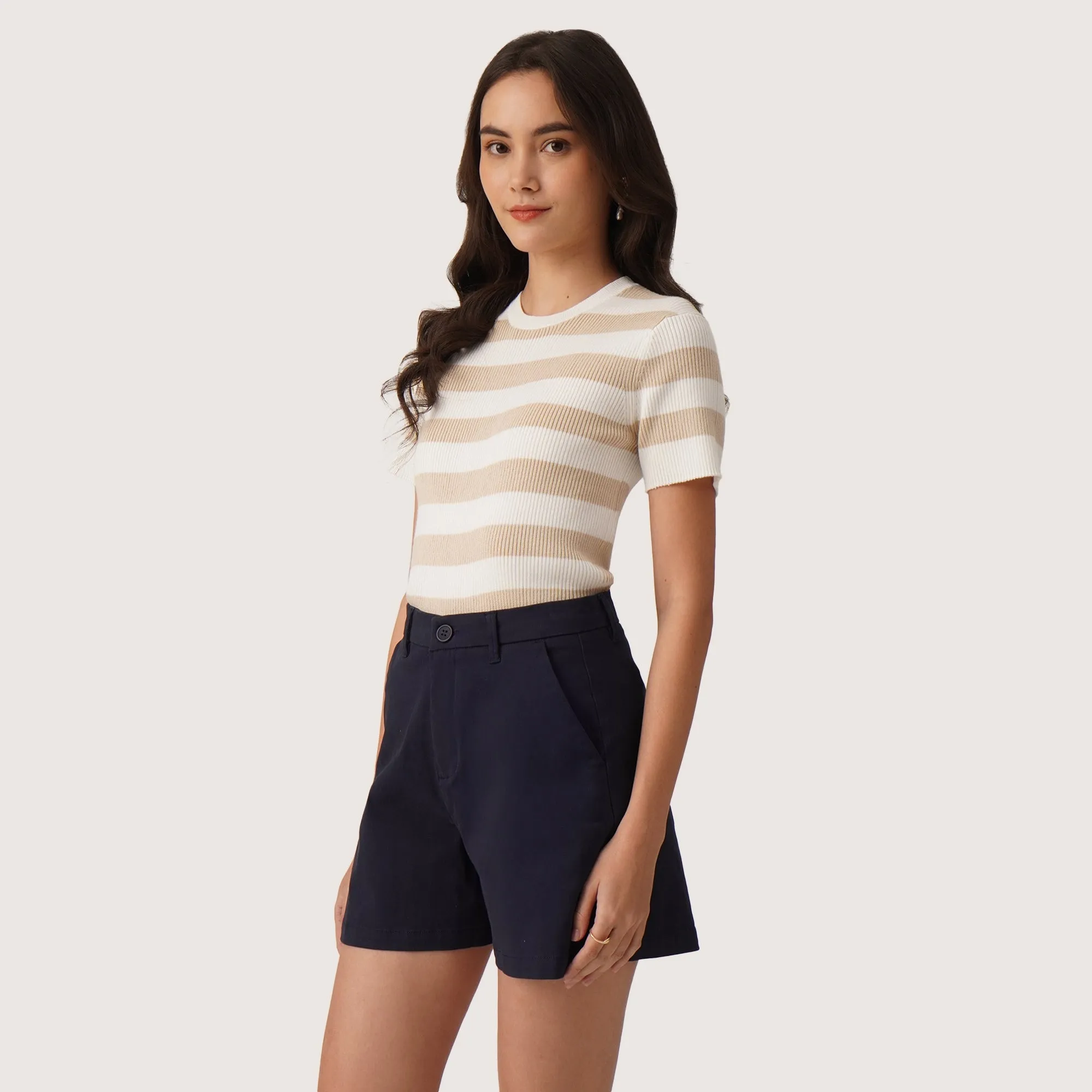 Regatta- Striped Knit Top