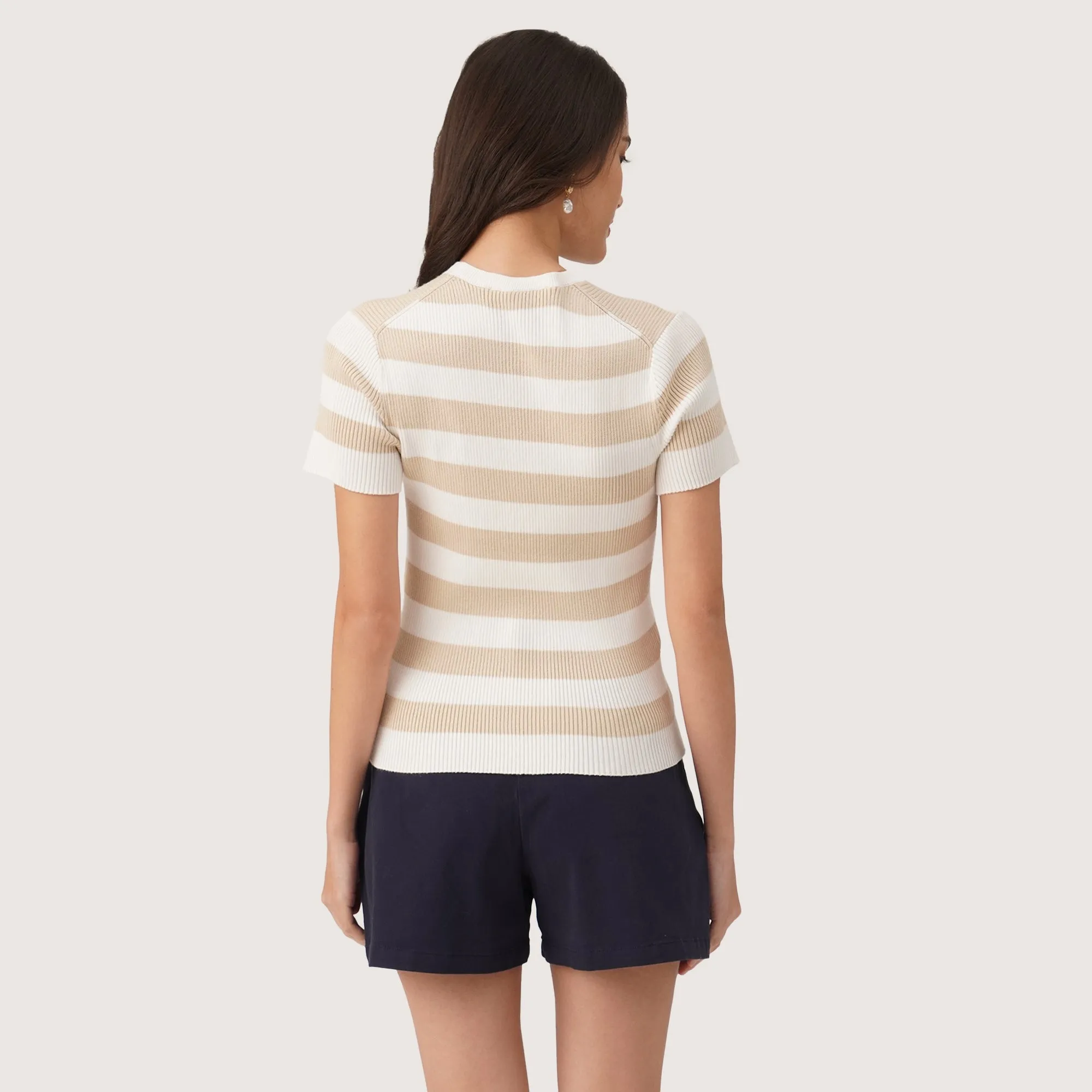 Regatta- Striped Knit Top