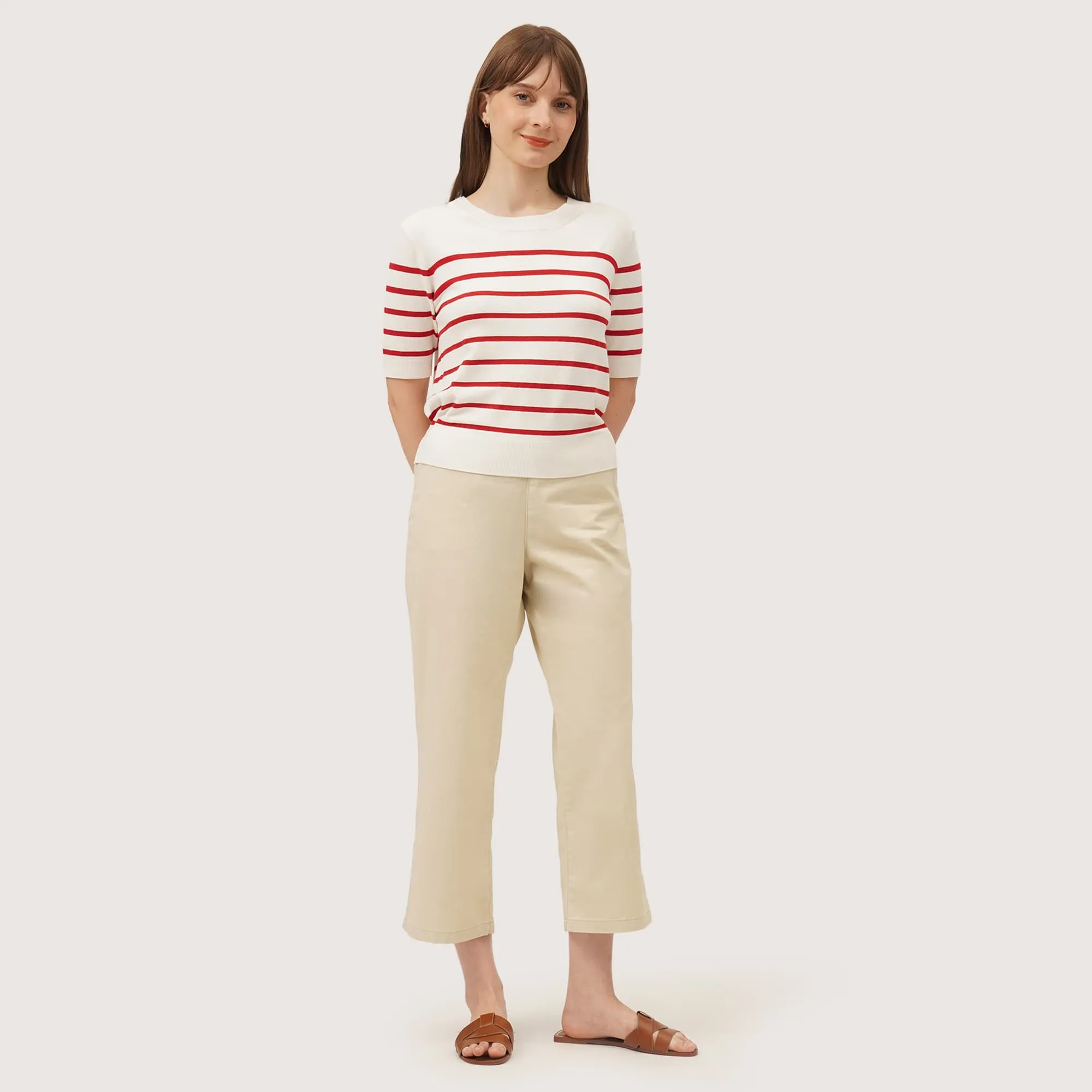Regatta- Striped Knit Top