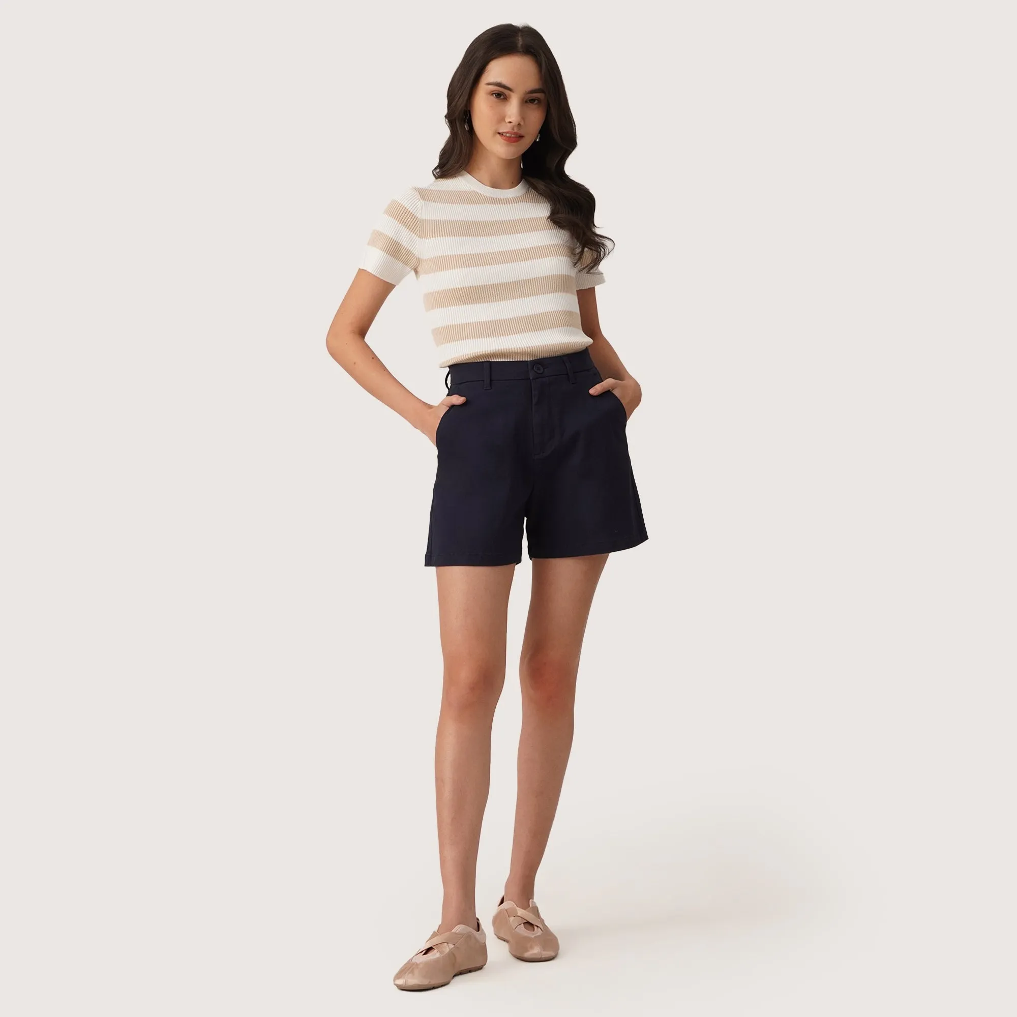 Regatta- Striped Knit Top