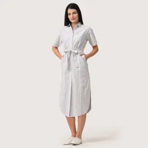 Regatta- Striped Short Sleeves Shirtdress
