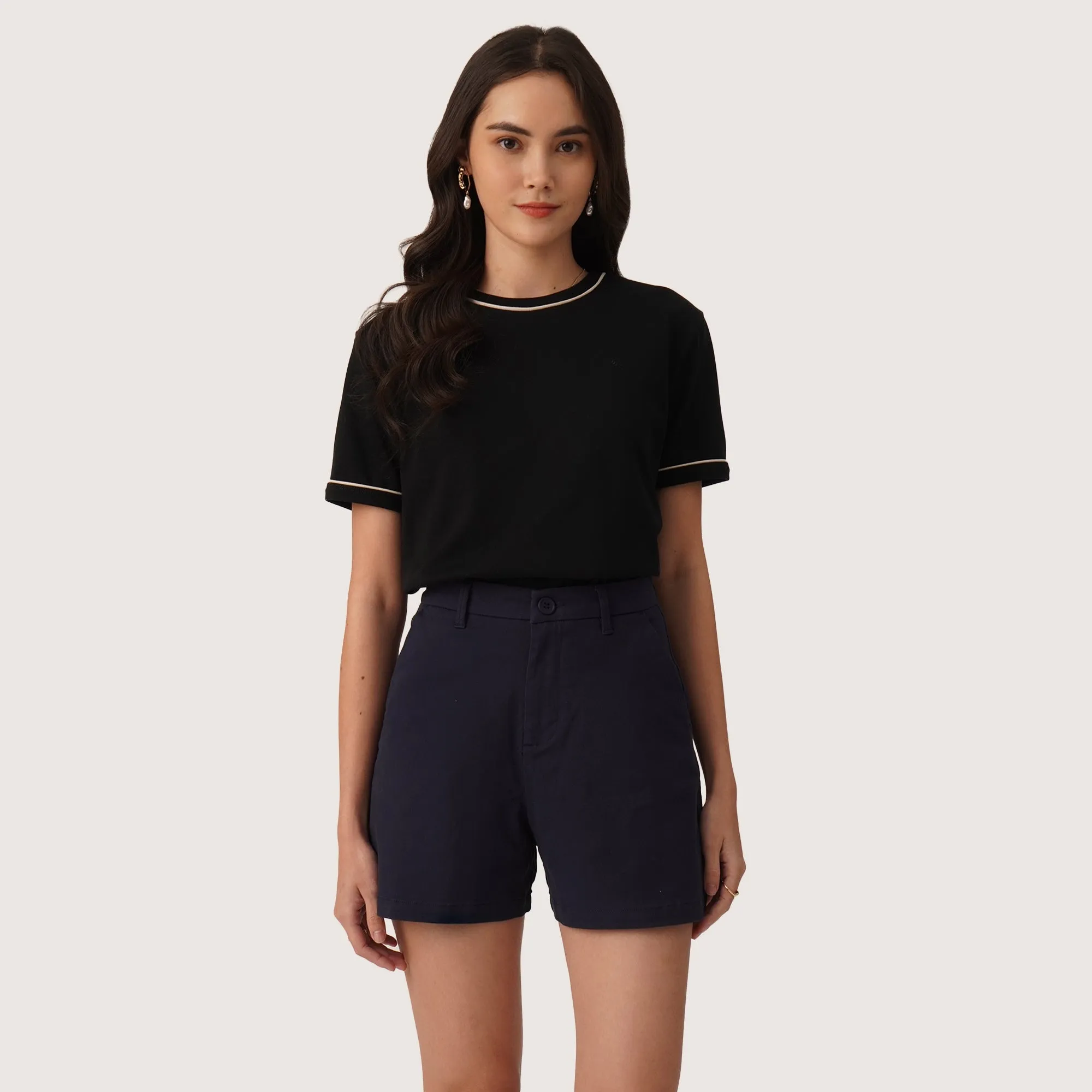 Regatta- T-Shirt With Piping Detail