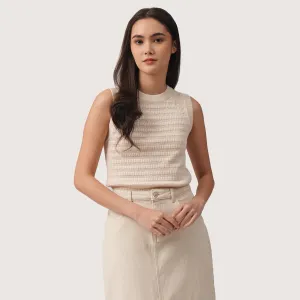 Regatta- Textured Sleeveless Knit Top
