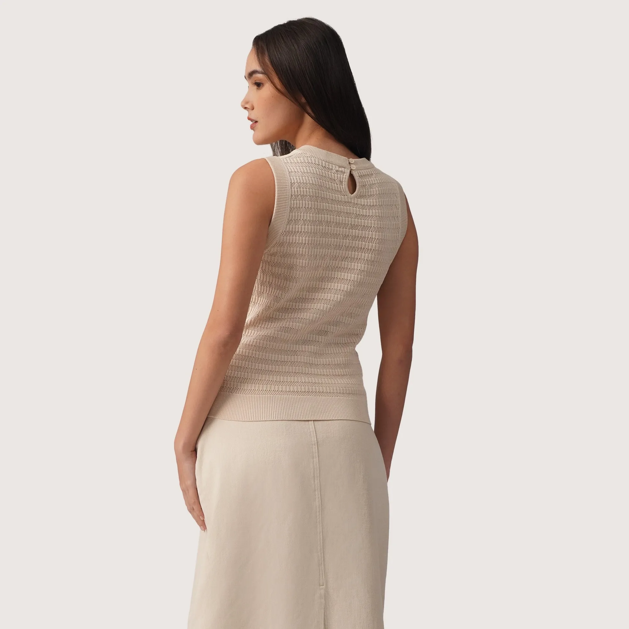 Regatta- Textured Sleeveless Knit Top