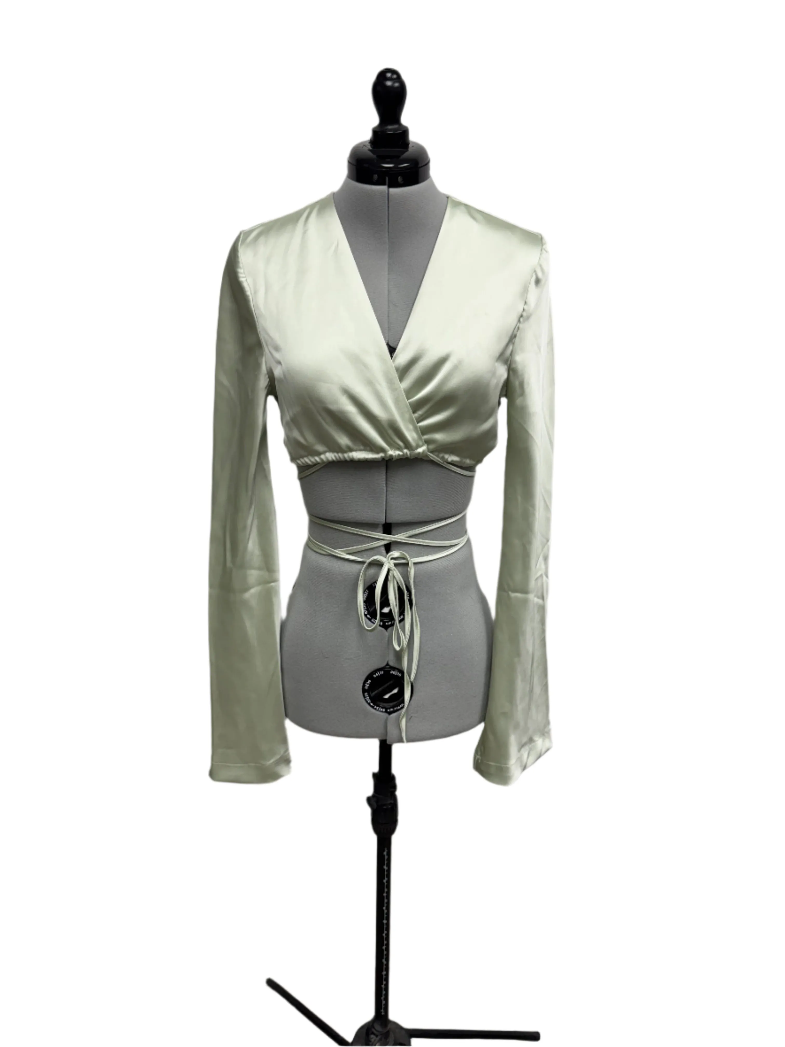 Selling Fast Womens Dynamite Long Sleeve Blouse, Small  Limited Release!