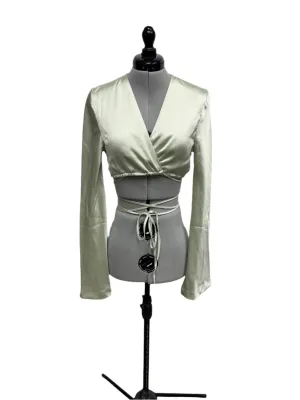 Selling Fast Womens Dynamite Long Sleeve Blouse, Small  Limited Release!