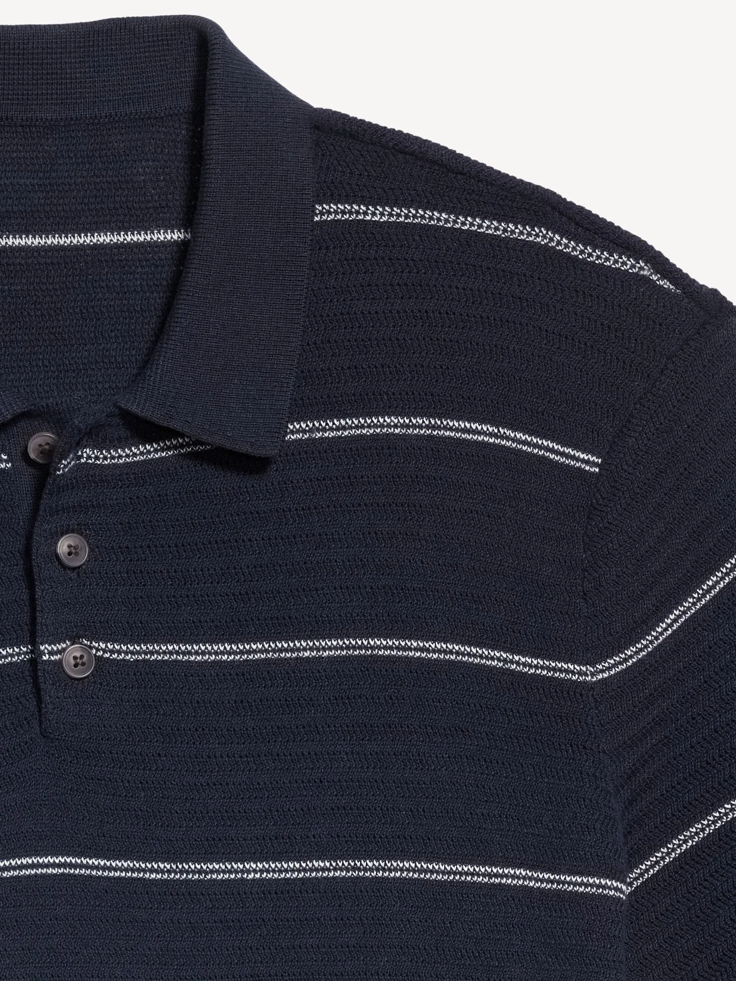 Short-Sleeve Striped Polo