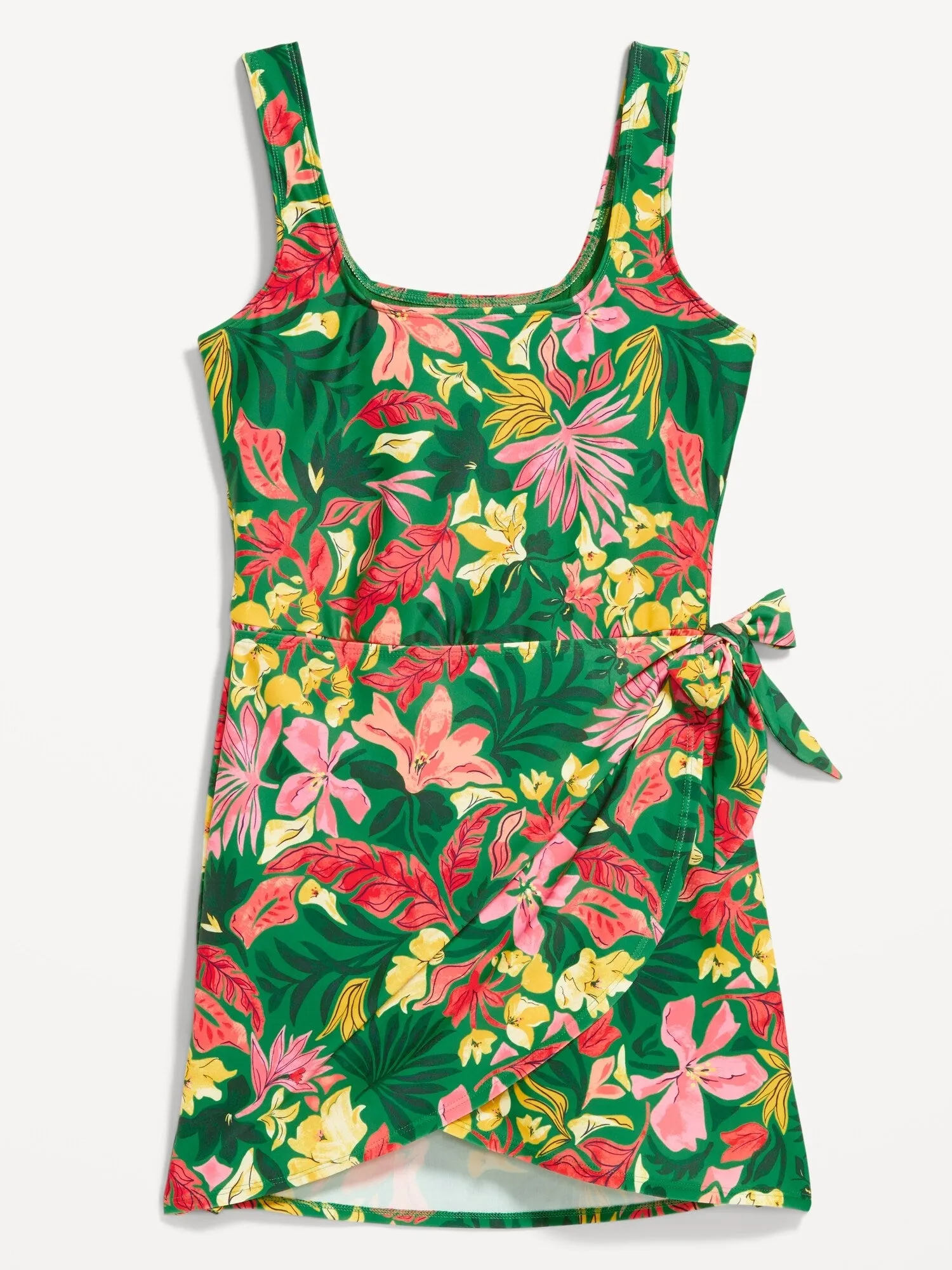 Side-Tie Swim Dress